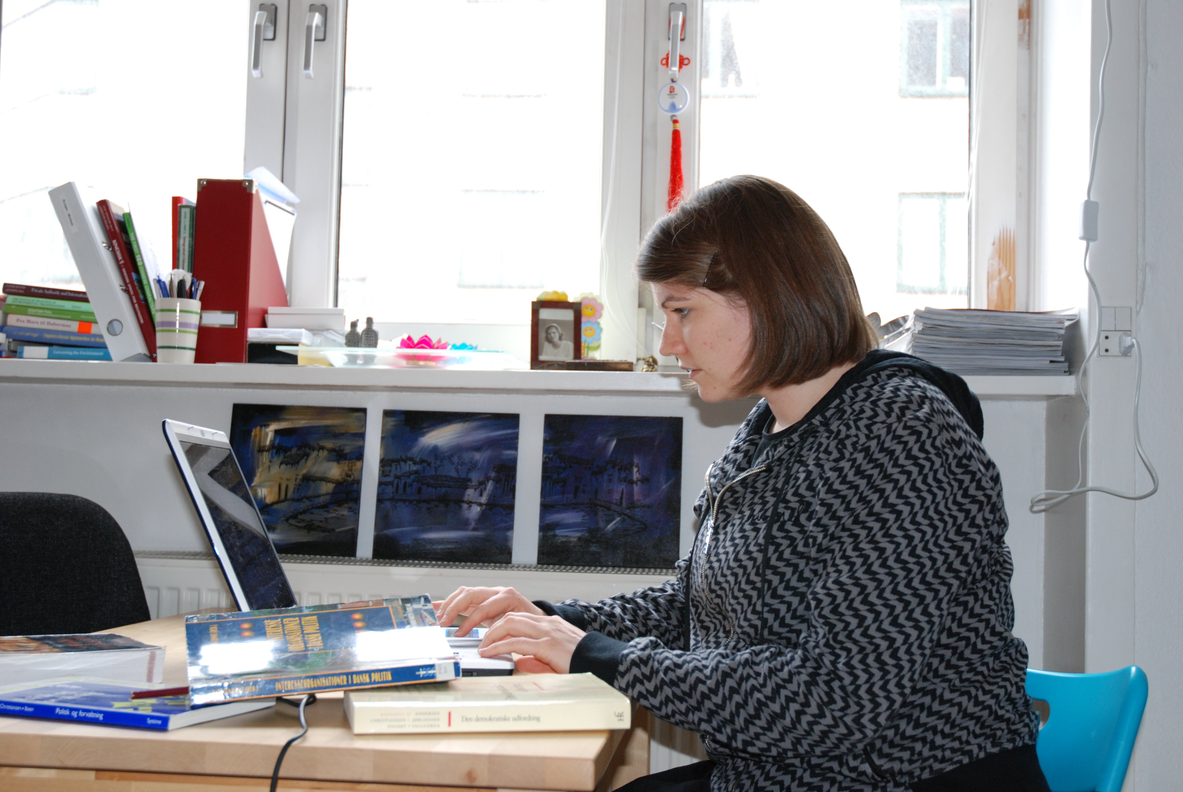 Signe Riborg Christiansen skal kæmpe mod en markant stigende arbejdsløshed når hun som tusinder af andre studerende inden længe afleverer sit speciale.