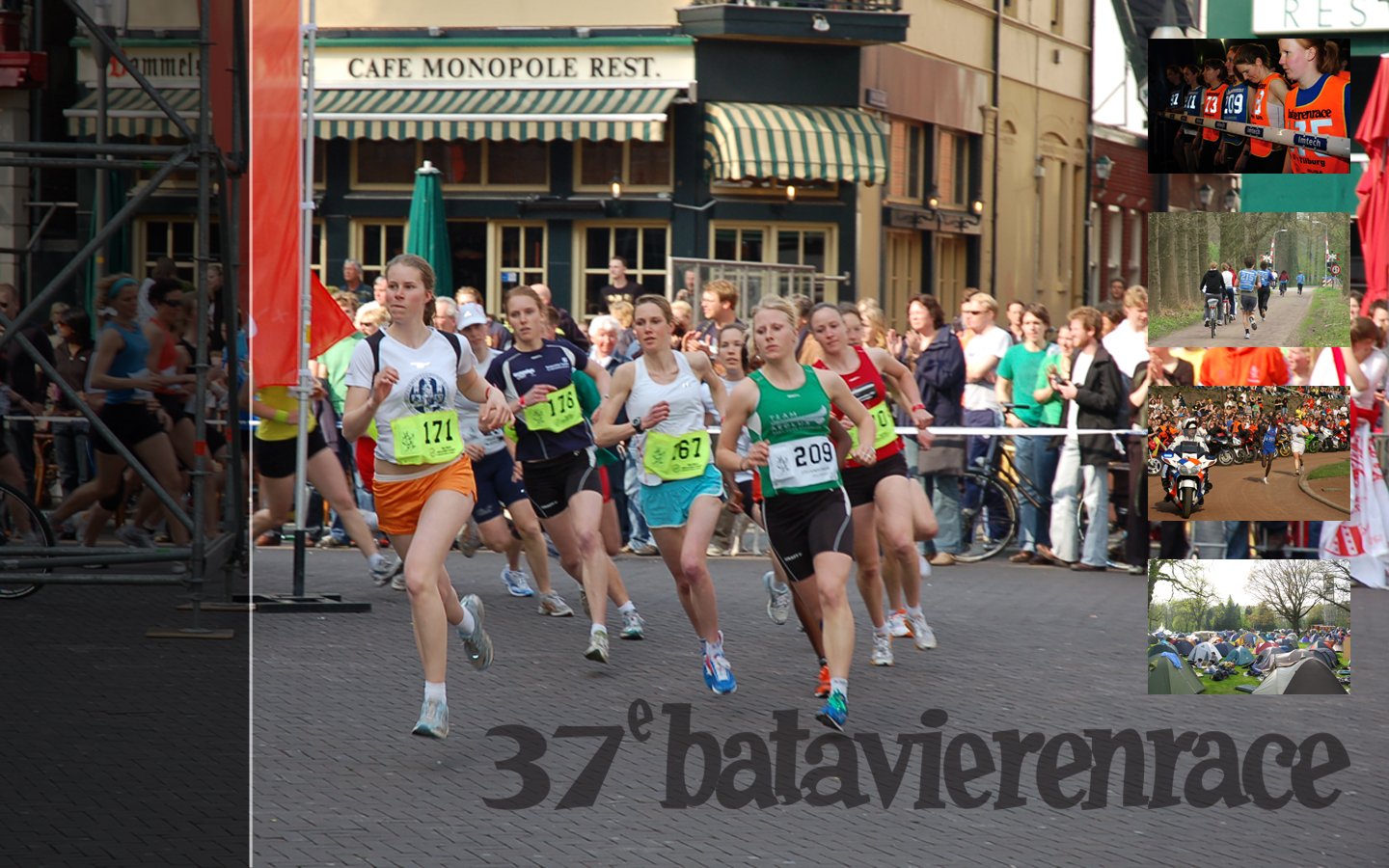 Front row action from the Batavierenrace last year