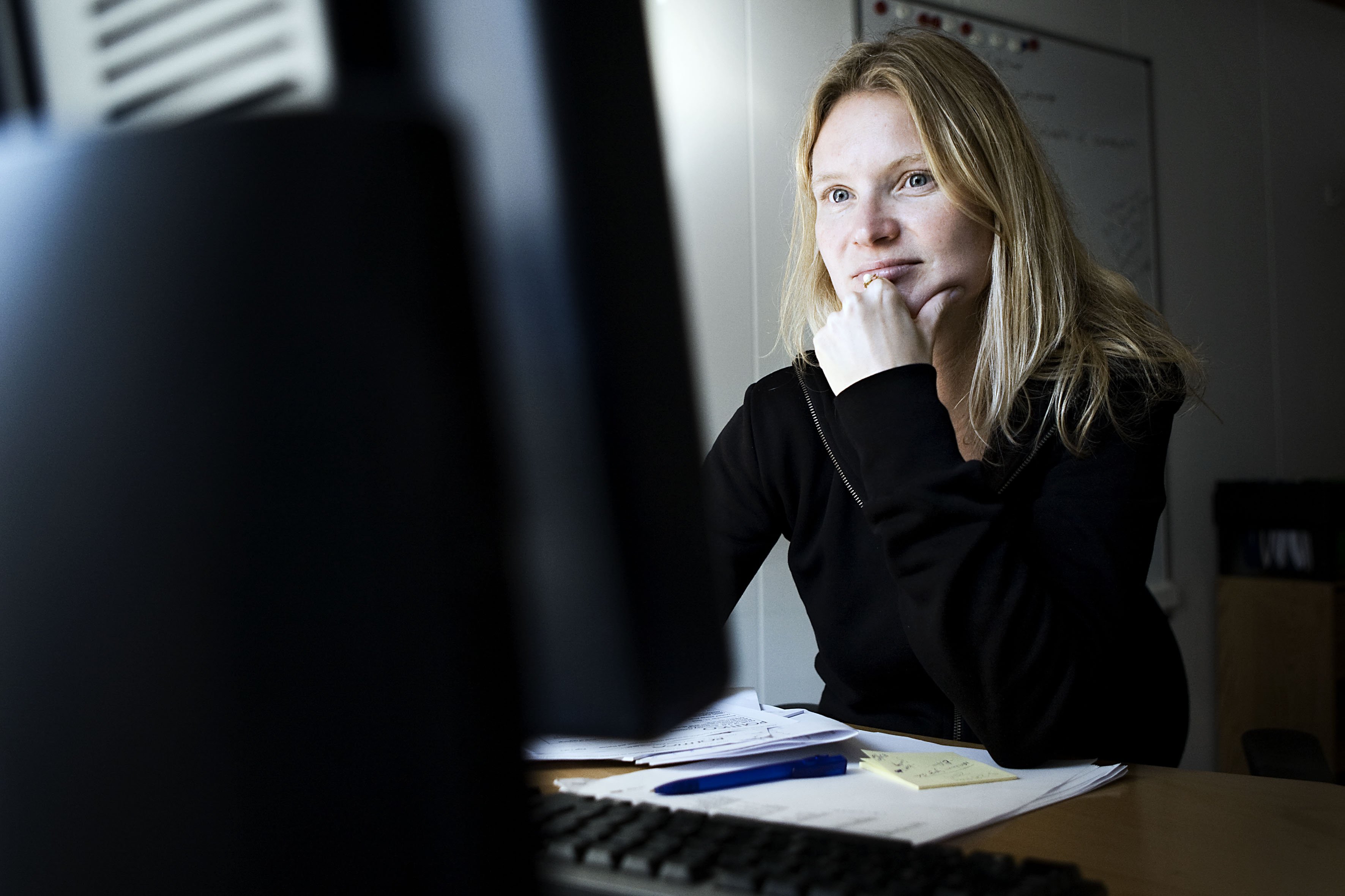 SCREENING - Cindy Vestergaard er blandt de internationale ph.d.'er, der er trætte af at få mails, de ikke kan læse.