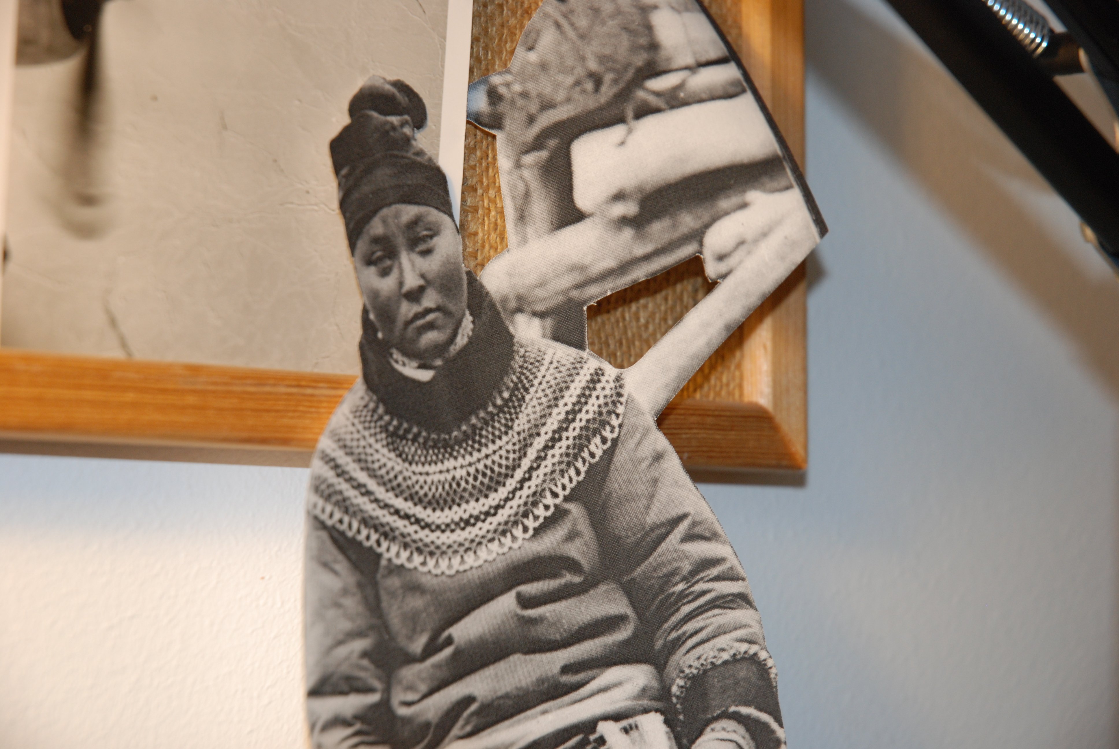 Wall decoration at the Department of Eskimology and Arctic Studies, which shares accomodation with the now threatened Polar Library