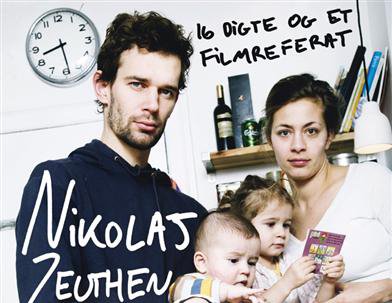 MODERNE MAND - Nikolaj Zeuthen (tv.) her fanget på forsiden af egen digtsamling tidligere i år.