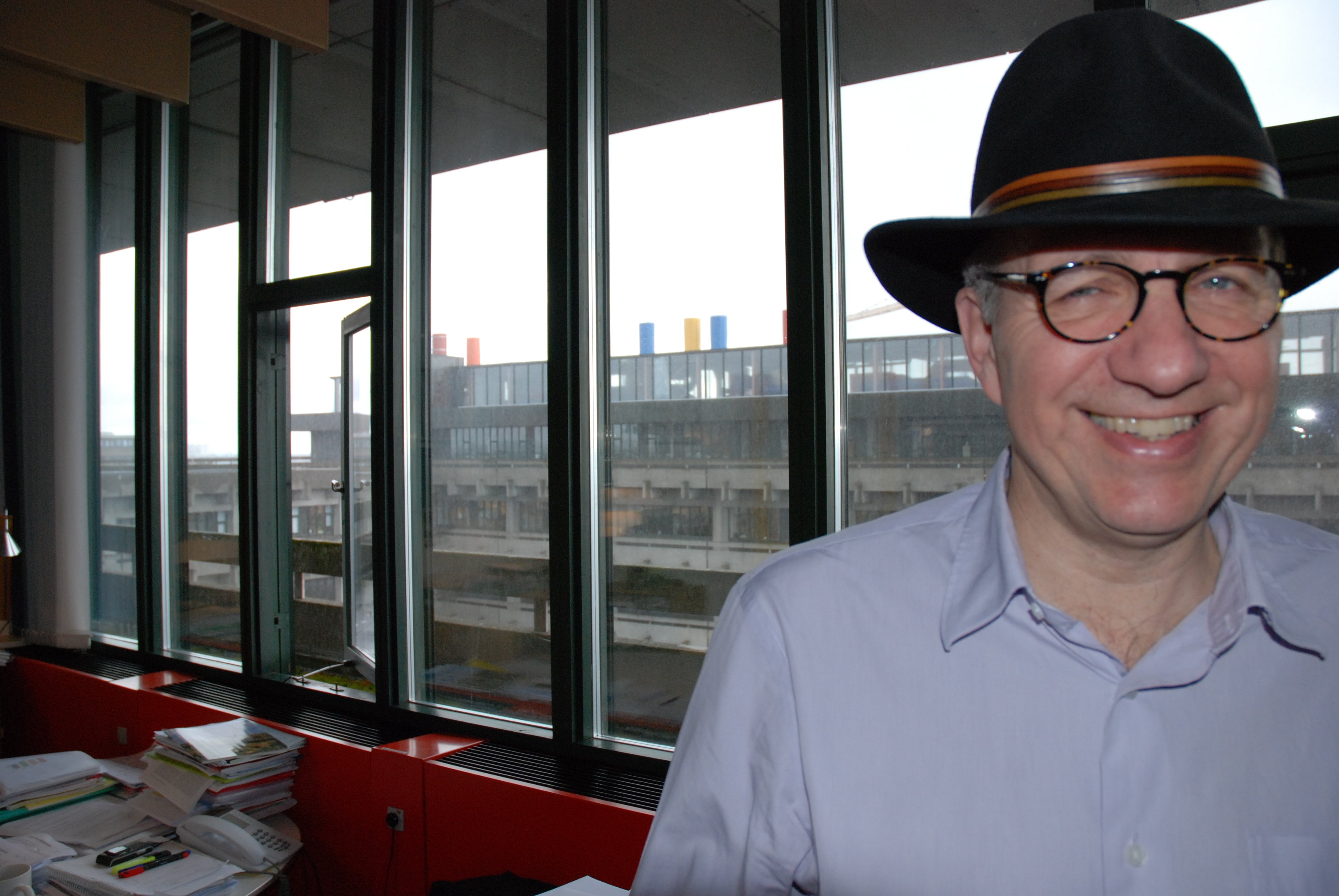 Thue Schwartz with his characteristic wide-brimmed hat