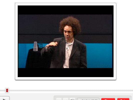 Microphone hair on Malcom Gladwell