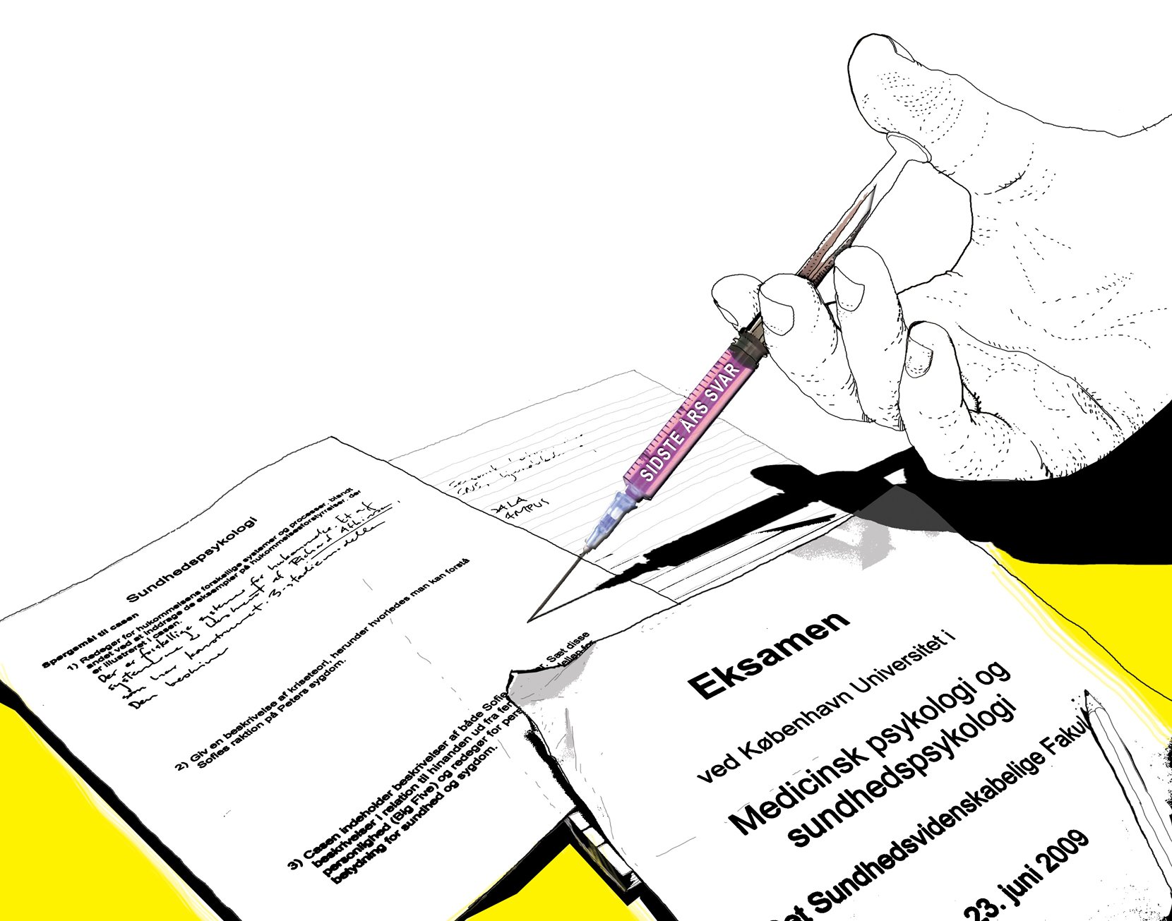RECYCLING - It has happened again. This time the students at medicine were the ones able to lift answers from one exam to the other