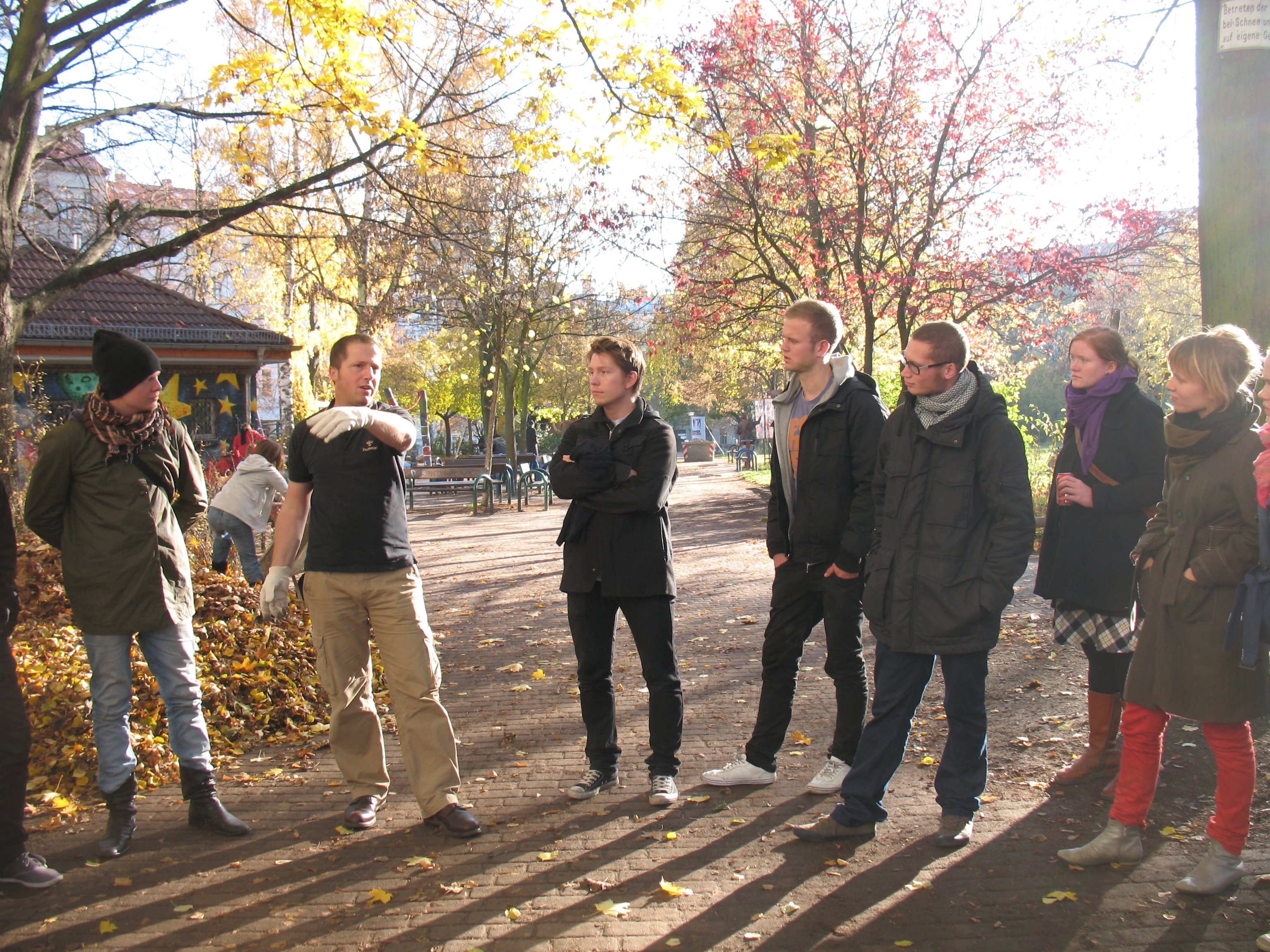 PARKSNAK - En beboer fra Prenzlauer Berg fortæller om, hvordan han oplever den sociale sammensætning i kvarteret.