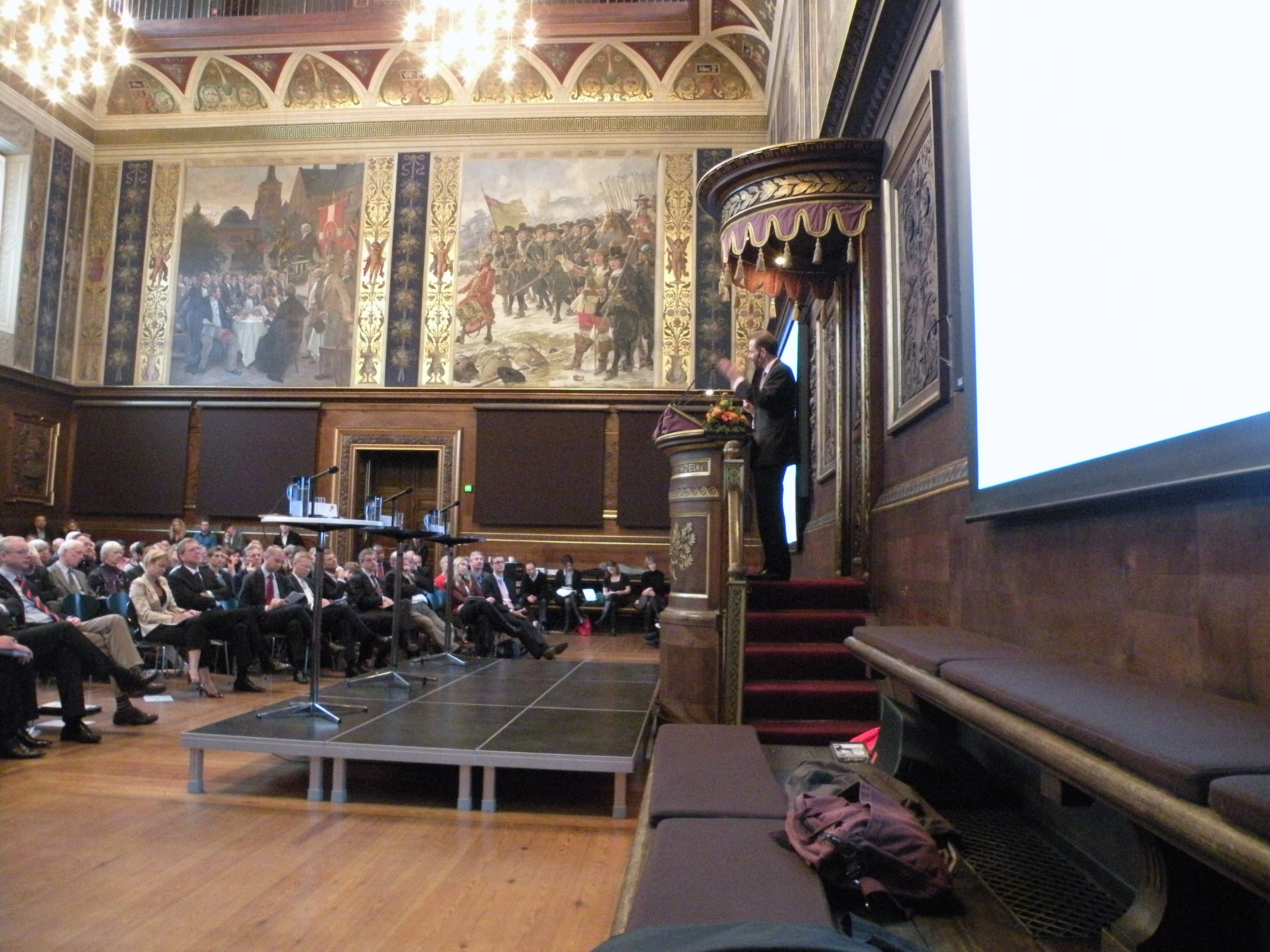 Legacy of '89 discussed in the Ceremonial Hall 