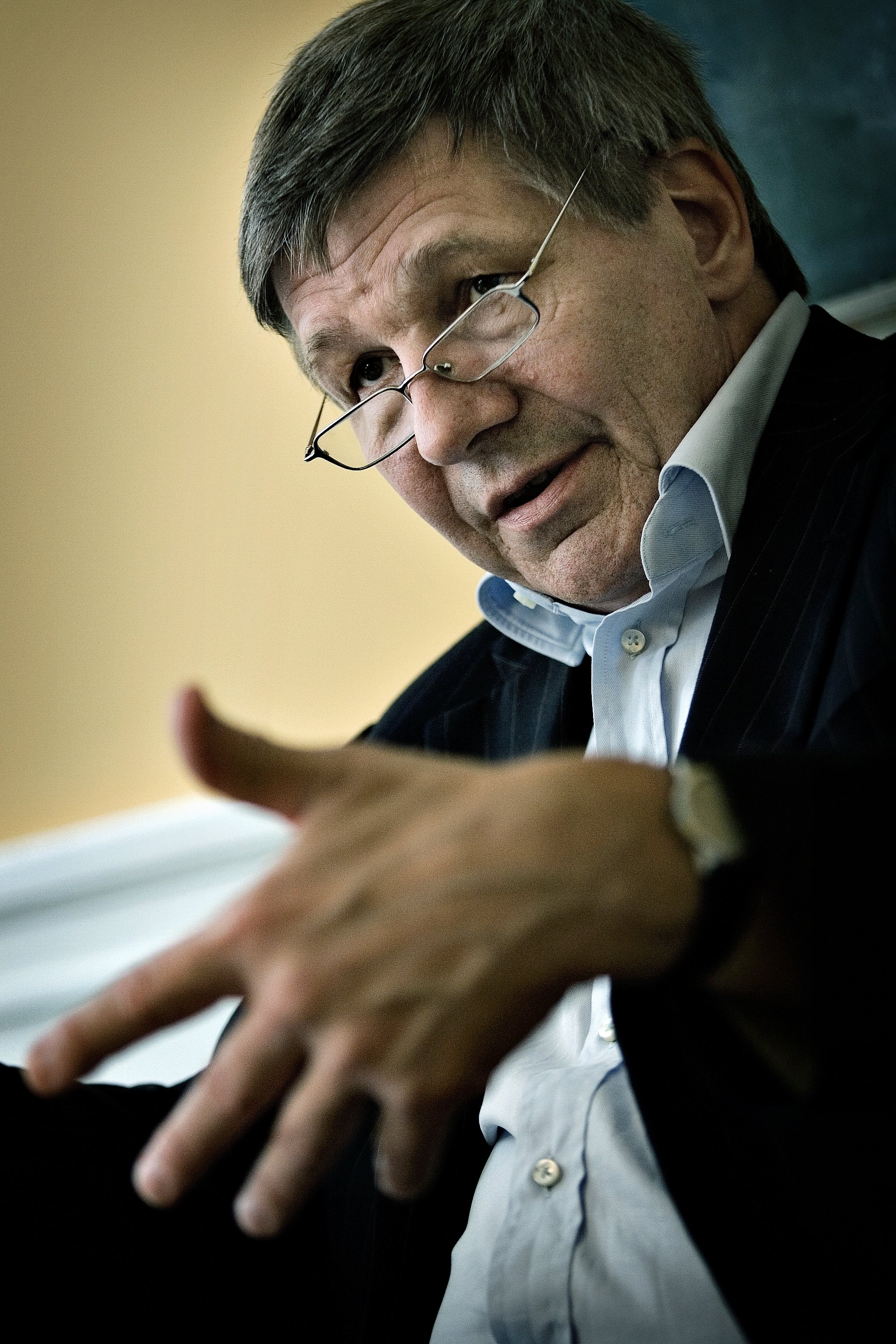 OBAMISTISK - Det er håbet, der skal definere det kommende årti, sagde Ralf Hemmingsen ved sin nytårskur. Rektor havde dog ikke glemt, at 130 ansatte står til at miste deres job.