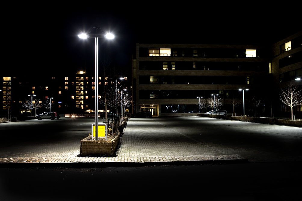 Parking lots are normally sinister, not this one