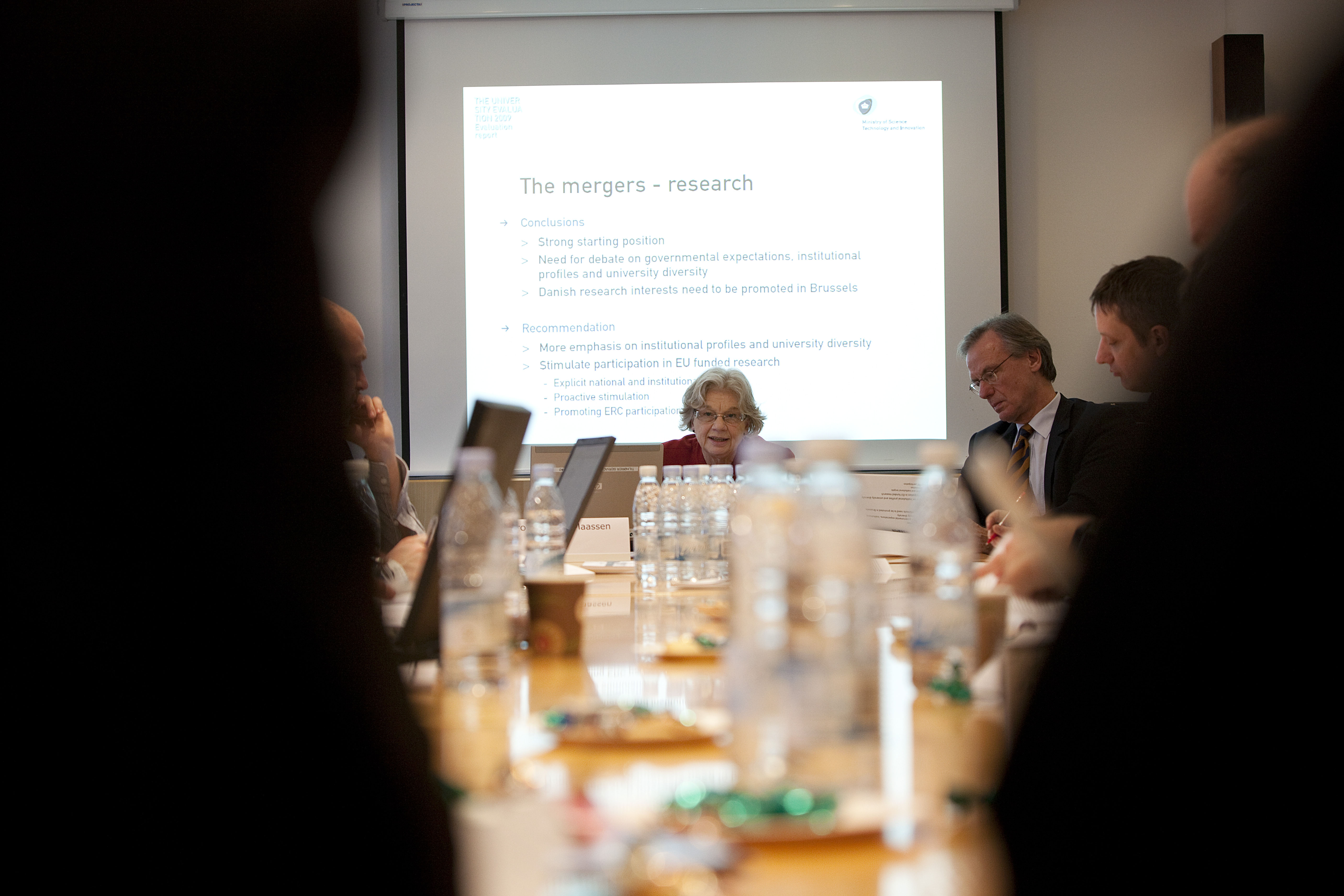 BUDBRINGER - »Vi ser ikke, at forskningsfriheden er blevet alvorligt begrænset med universitetsloven,« sagde panelets formand Agneta Bladh ved evalueringsrapportens offentliggørelse. 