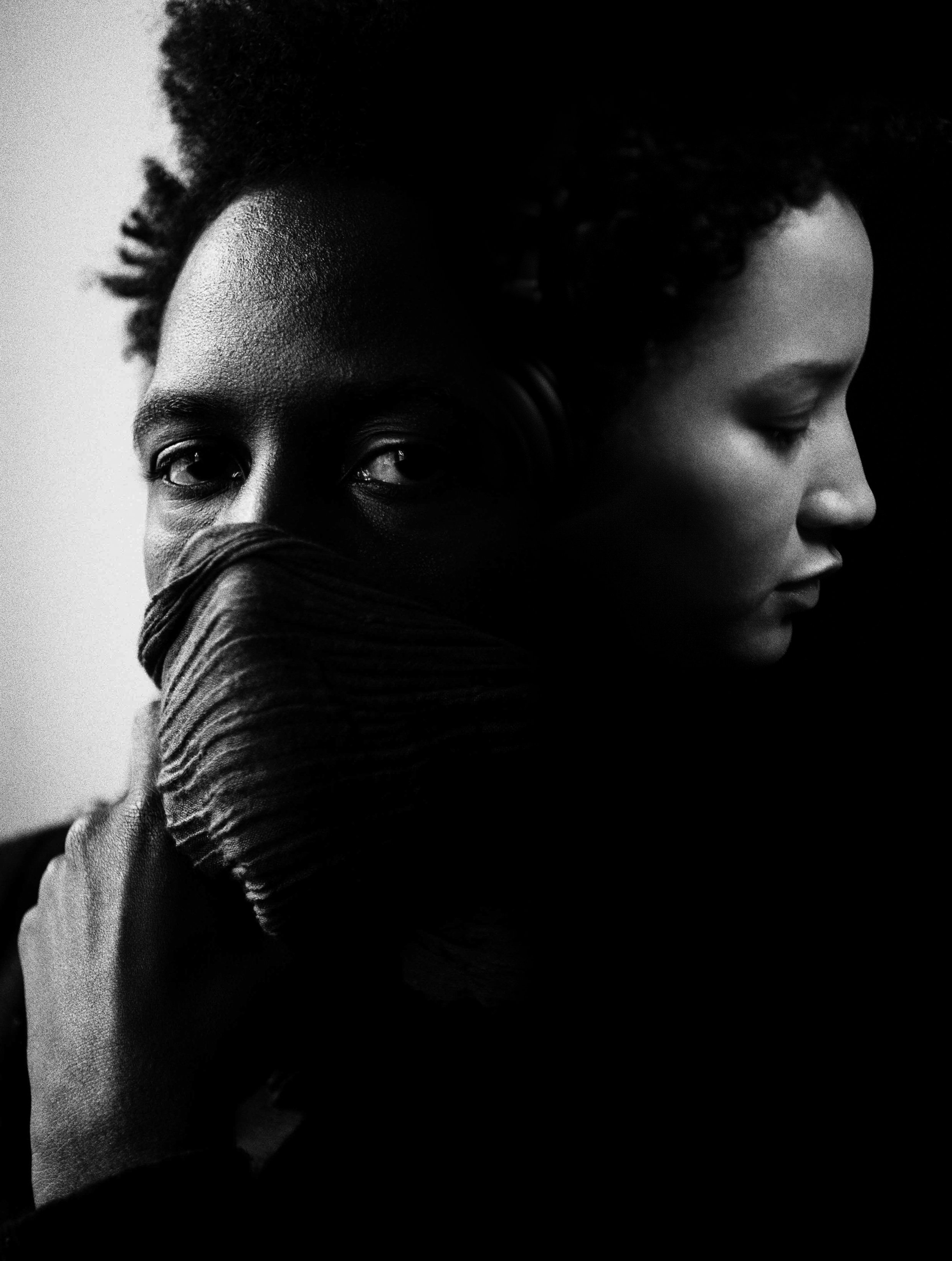 American writer, musician and actor, Saul Williams together with Danish grime rapper Lucy Love.   