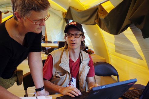 KATASTROFEHÅNDTERING - Sune Bülow er en af tre studerende fra KU's masteruddannelse Disaster Management, der netop er taget til Haiti for at lede nødhjælpsarbejdet.