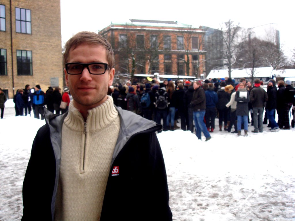 The Rector ought to give some indication of what students of Biology, Geography and Geology can expect in the future, says Bjarke Rubow (pictured) of the Student Council.