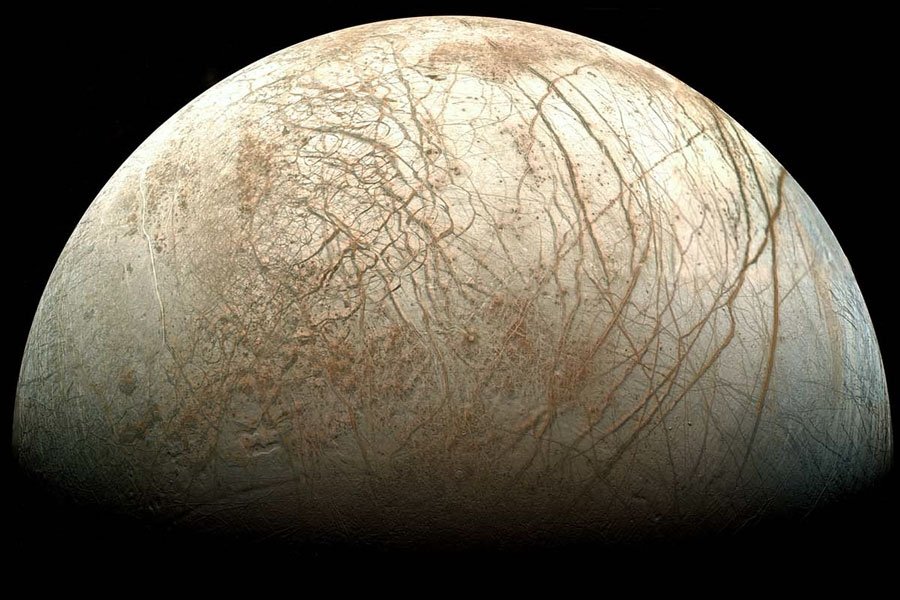 Europa, one of Jupiter's moons
