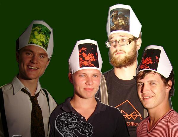 Sange Til Den Sidste Luksusgeneration spiller ved en af de mange koncerter Studenterhuset I februar