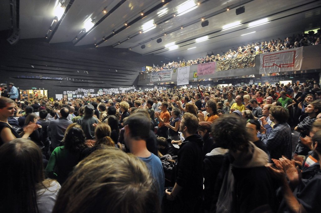 From Viennese students' occupation last year. As ministers raise their glasses for the Bologna Process, EU Commission and lobbyists are more wary