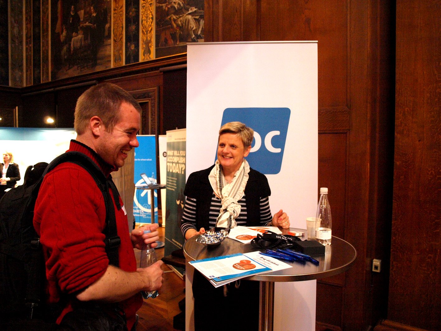 KARRIEREKRÆS - Selv om man ikke nødvendigvis finder sin livsgerning, er KU's karrierebørser gode steder at score gratis bolsjer og andet firmaslik.