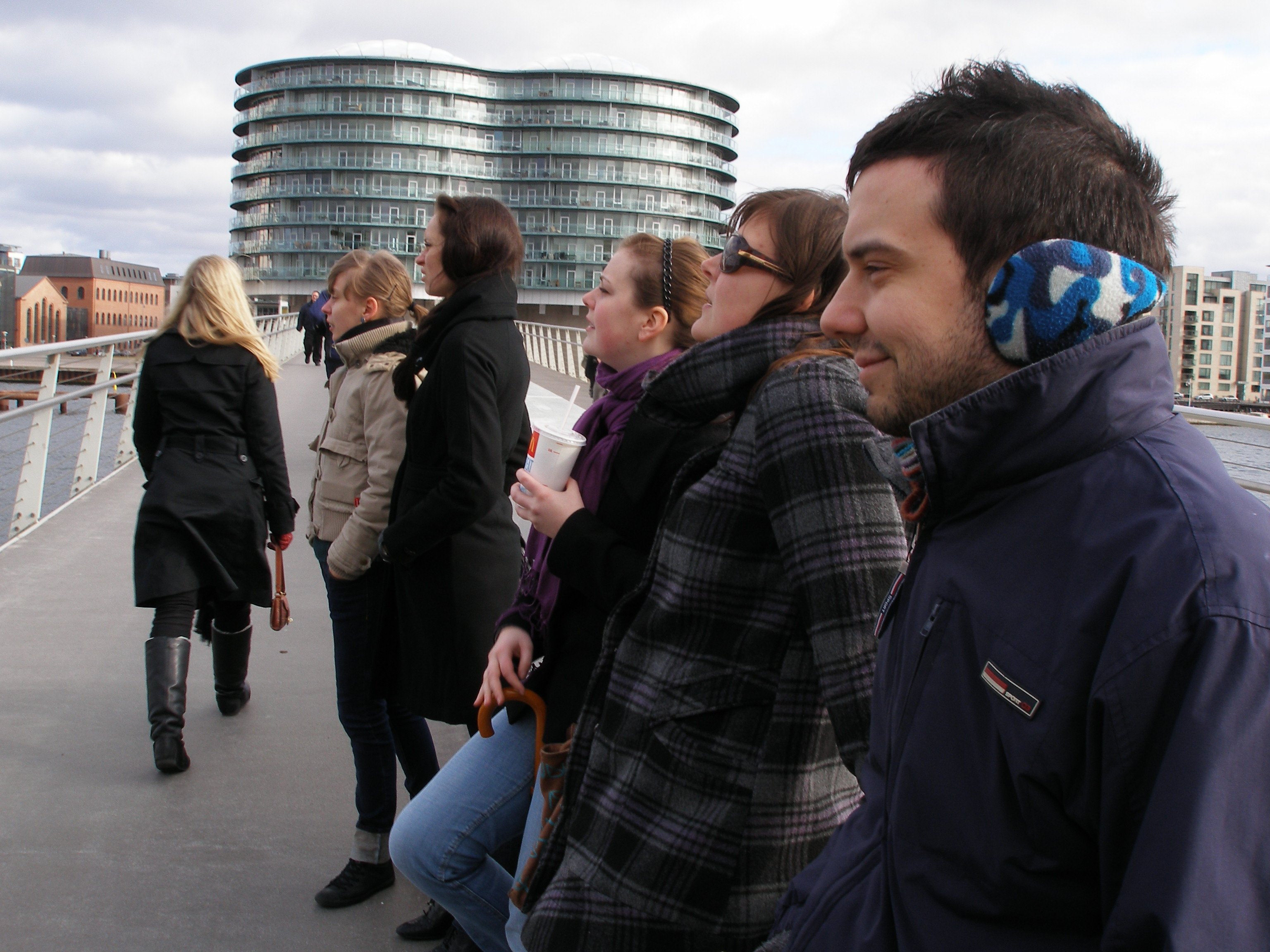 Full-degree students from the Faculty of Humanities on a tour of Copenhangen to see some alternative sights