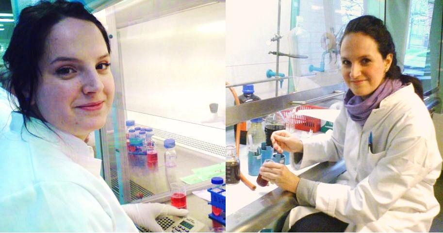 Two Bosnian students, the sisters Edita Basic Cepic and her sister Dzenita Basic, both MSc's in Pharmacy