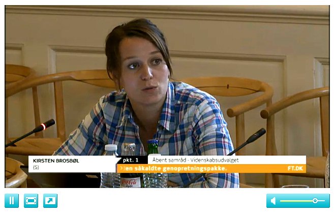 BURRE - Kirsten Brosbøl hagede sig fast i spørgsmålet, om hvordan man har hentet en besparelse på universiteterne et sted i budgettet, hvor der tilsyneladende ingen milliard var.