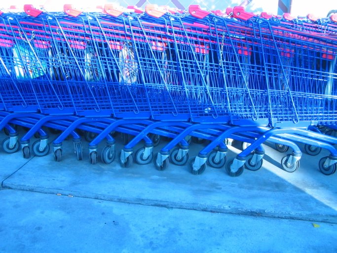 Stacked like shopping carts. Students were initially asked to do two exams at the same time