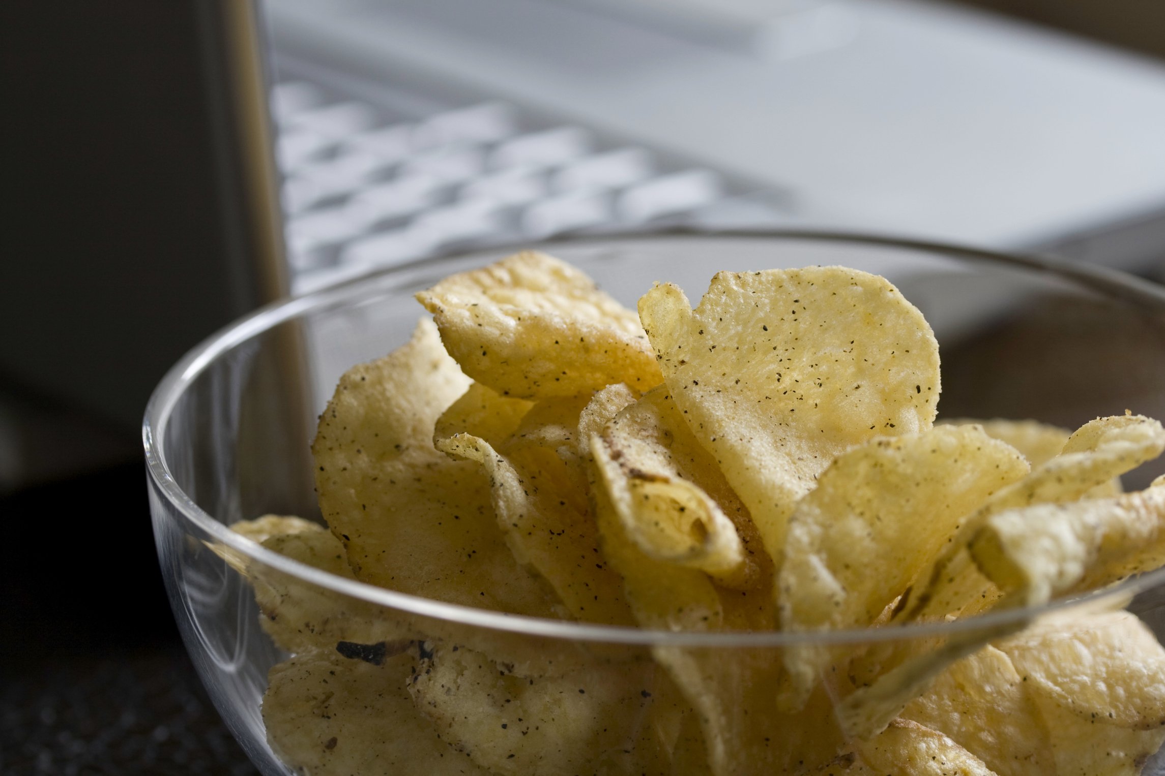 Computer use is a kind of mental aerobics, and tricks the body into thinking it has burned calories. This gives cravings for high-calorie snacks