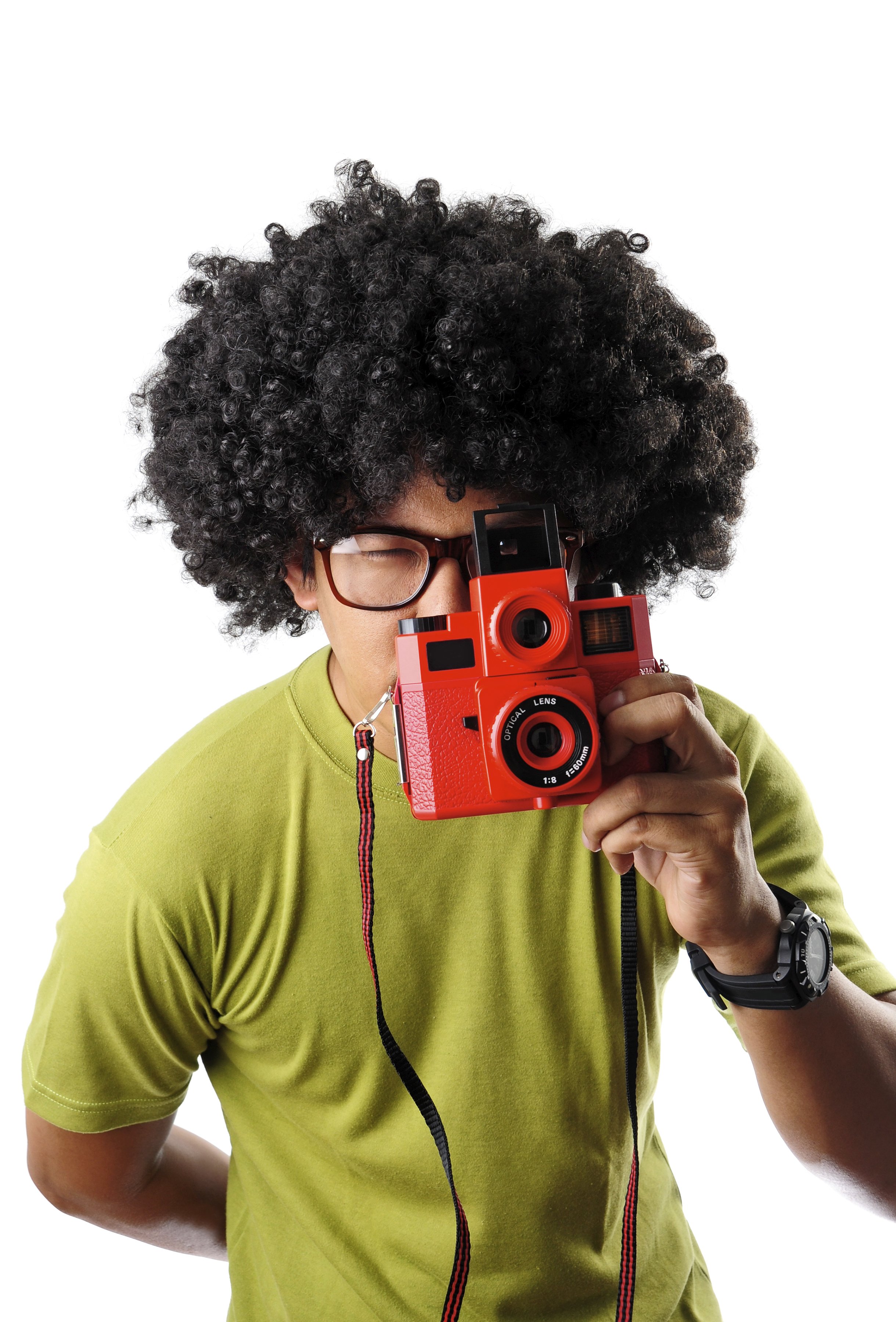 BONUS - De udvalgte studerende får det videokamera, der bliver deres faste følgesvend i fem måneder og 5000 kroner, som de må fyre af i Netto.