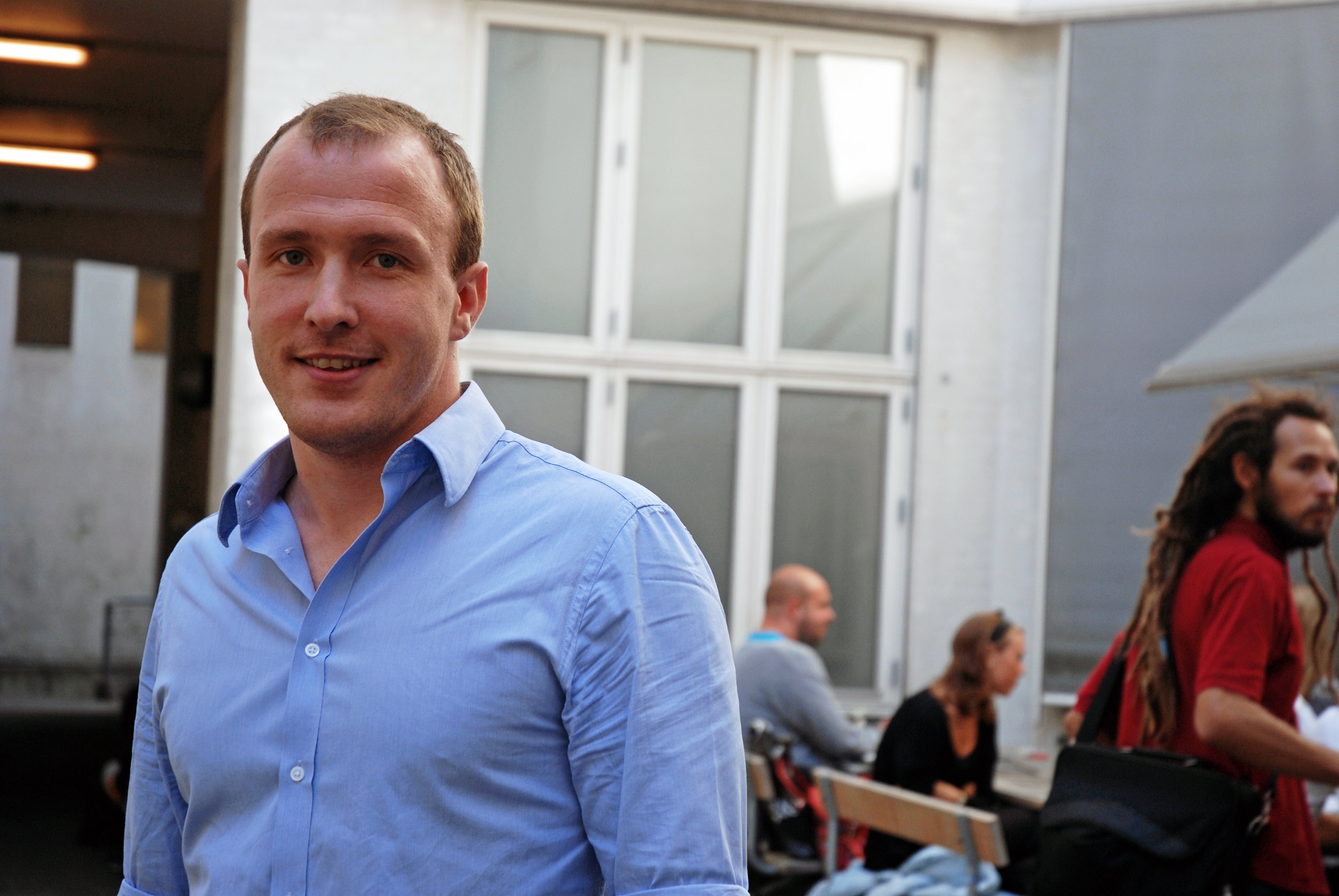 Peter Nielsen er snart færdiguddannet, han læser på tiende semester på Jura.