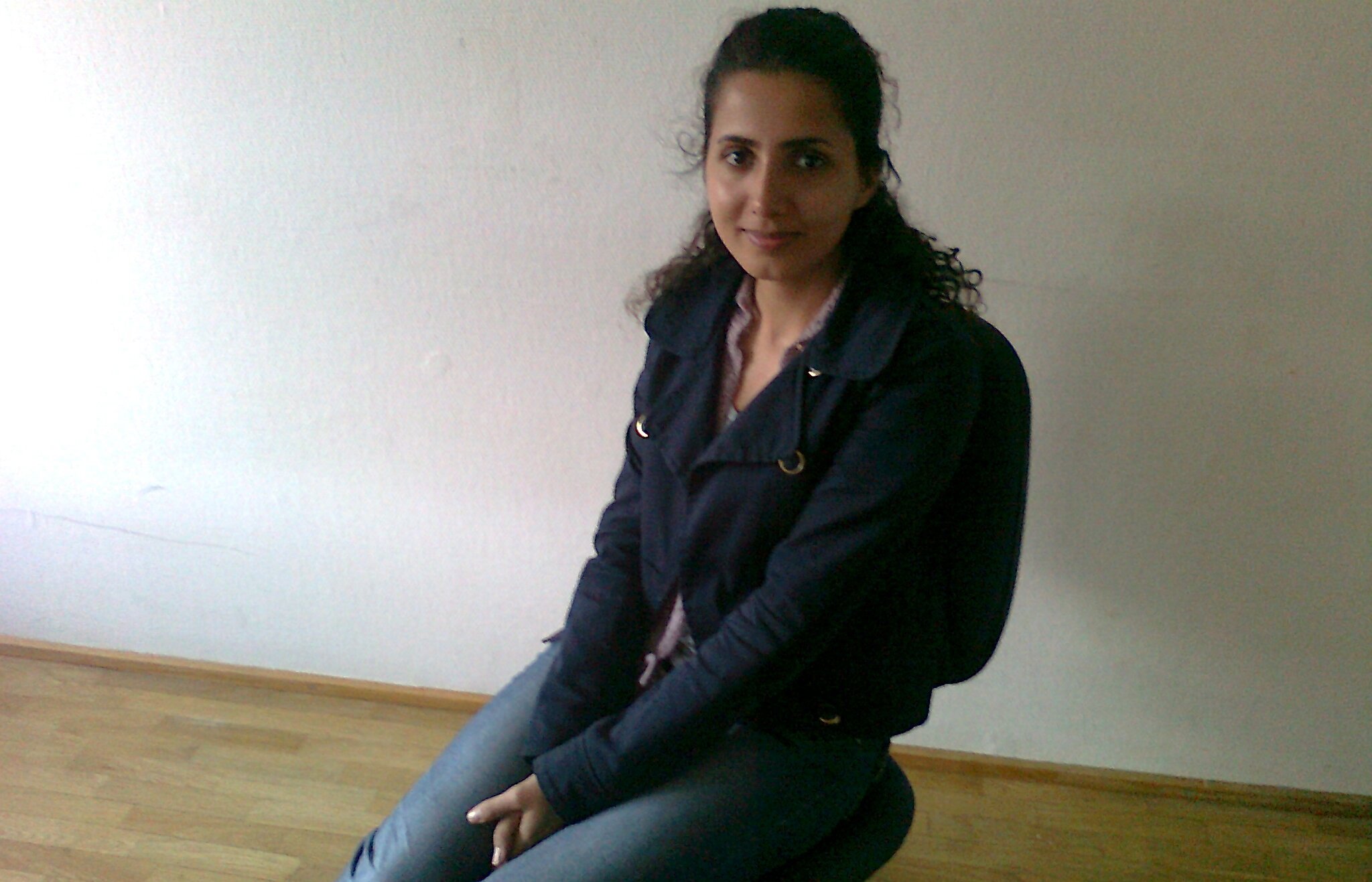 Iranian volunteer Saeedeh is one of many international students who will help pack boxes and crates for Pakistan