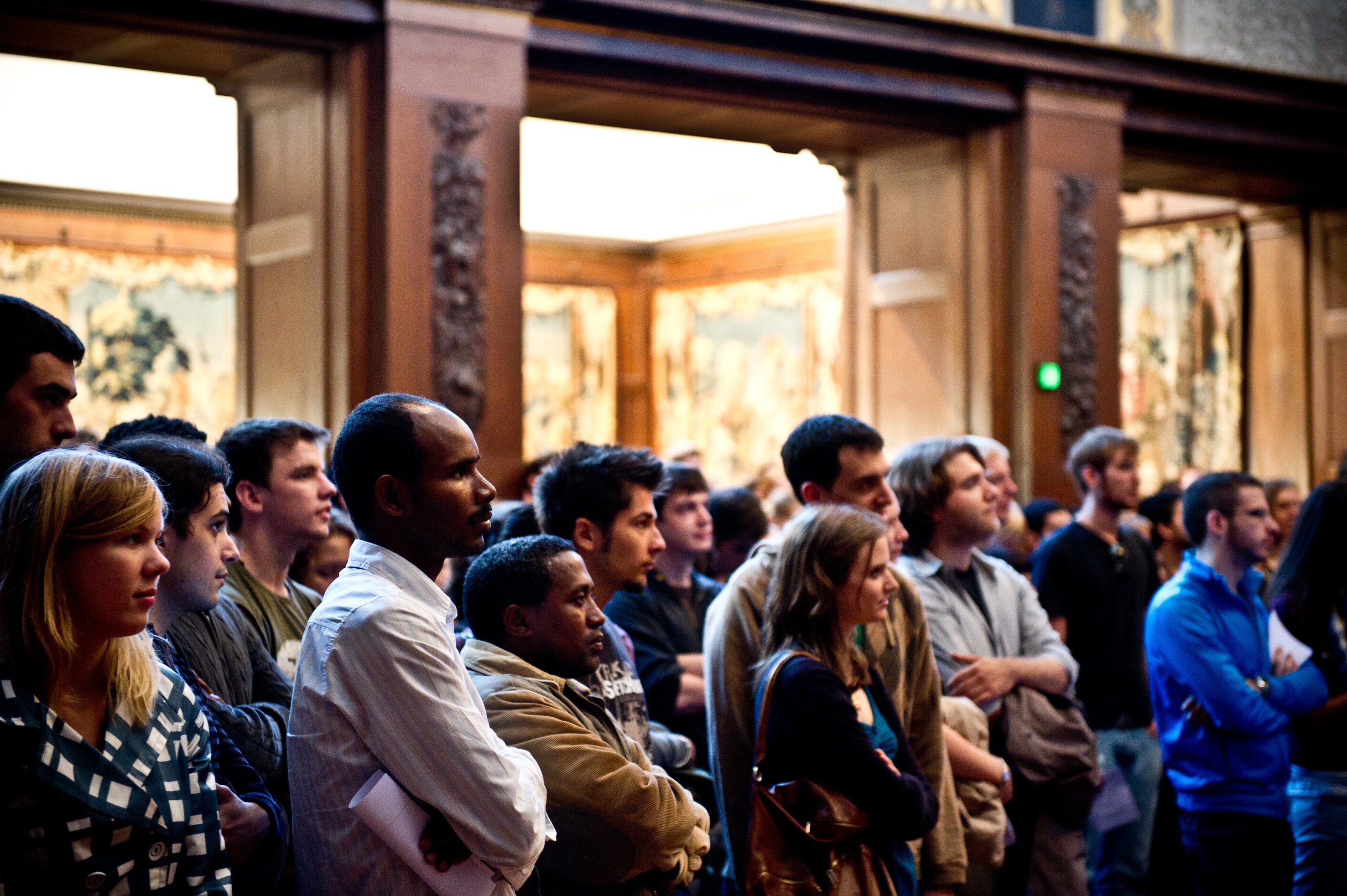 New students from abroad take part in a Matriculation ceremony. Fortunately for pricey Copenhagen, international students are not scared off by high living costs, study shows