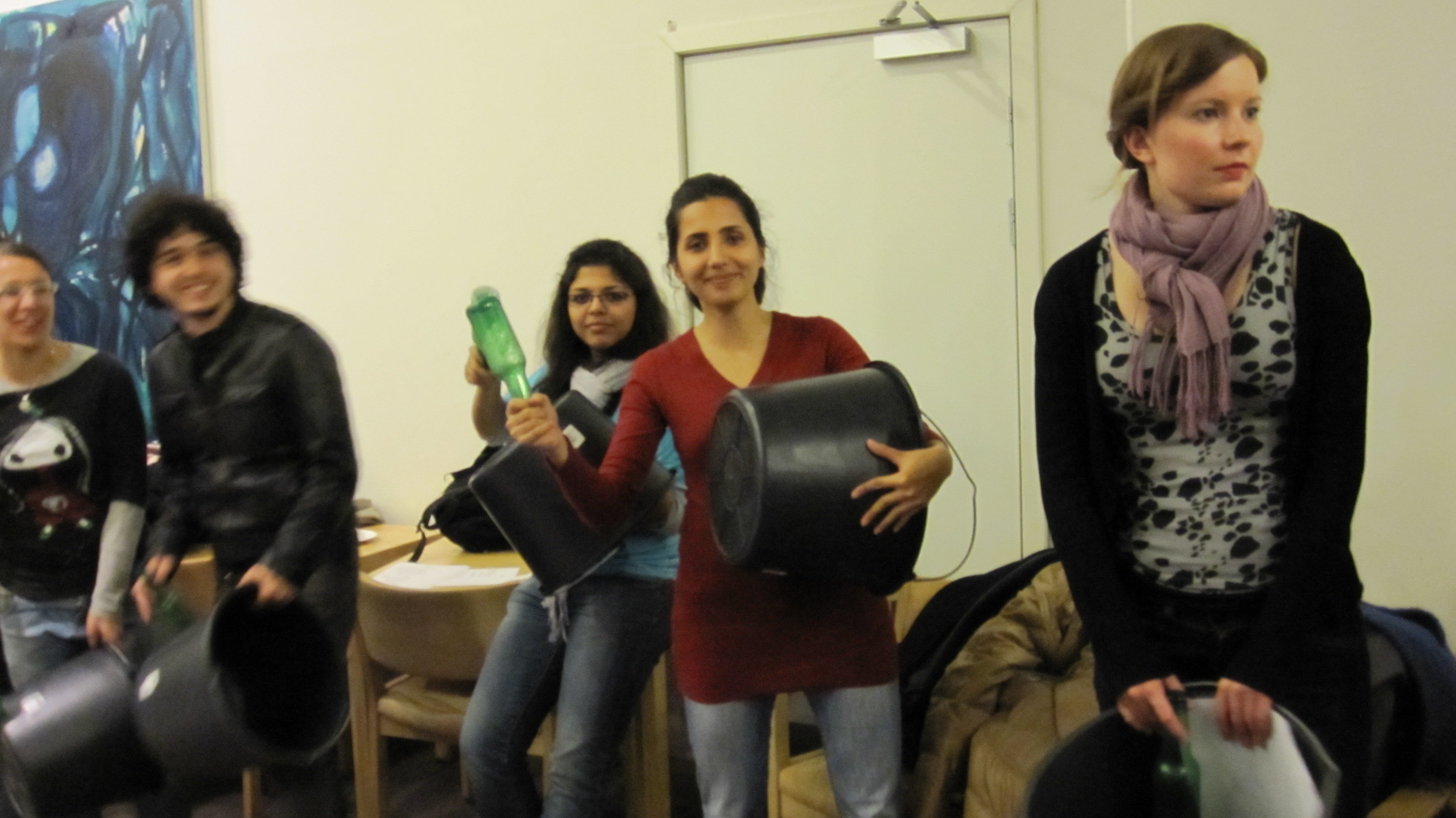 Future doctors and health scientists at an unusual session of rock ‘n’ roll at the Panum Institute