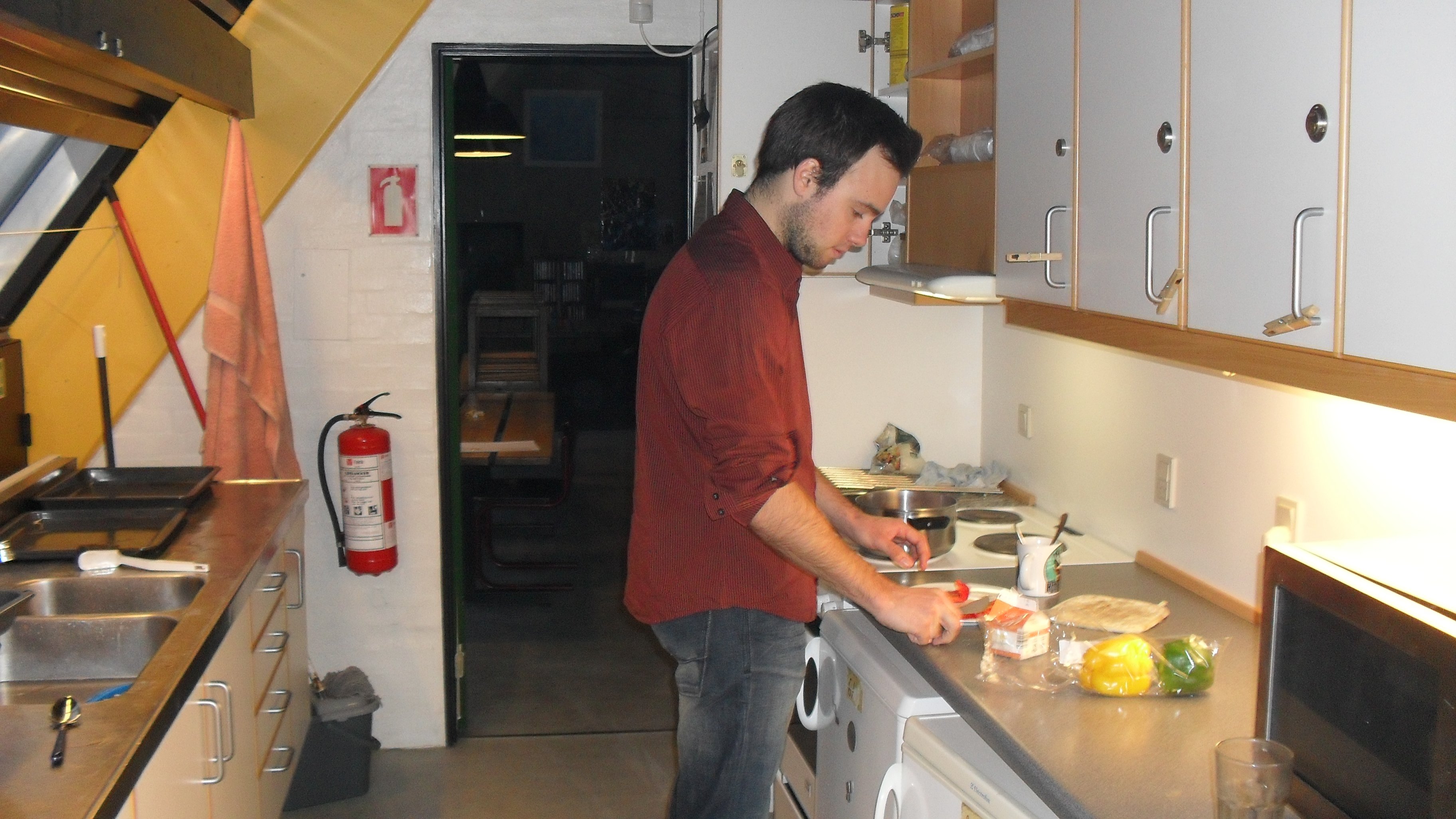 Students such as this one have been living on extremely tight budgets in order to afford university expenses. New EU loans would help out the big national differences 
