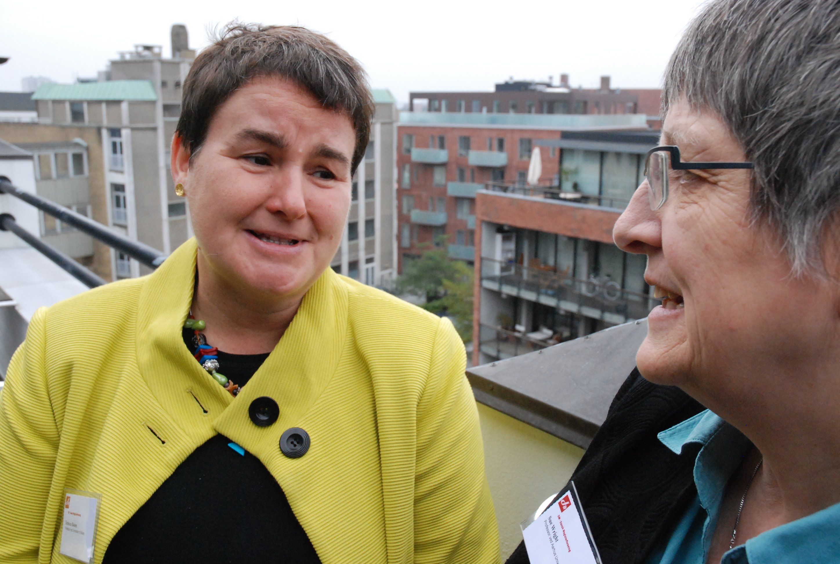 Rebecca Boden (left) and Sue Wright followed the Danish taxpayers’ money. A lot of it went to managers’ salaries they claim