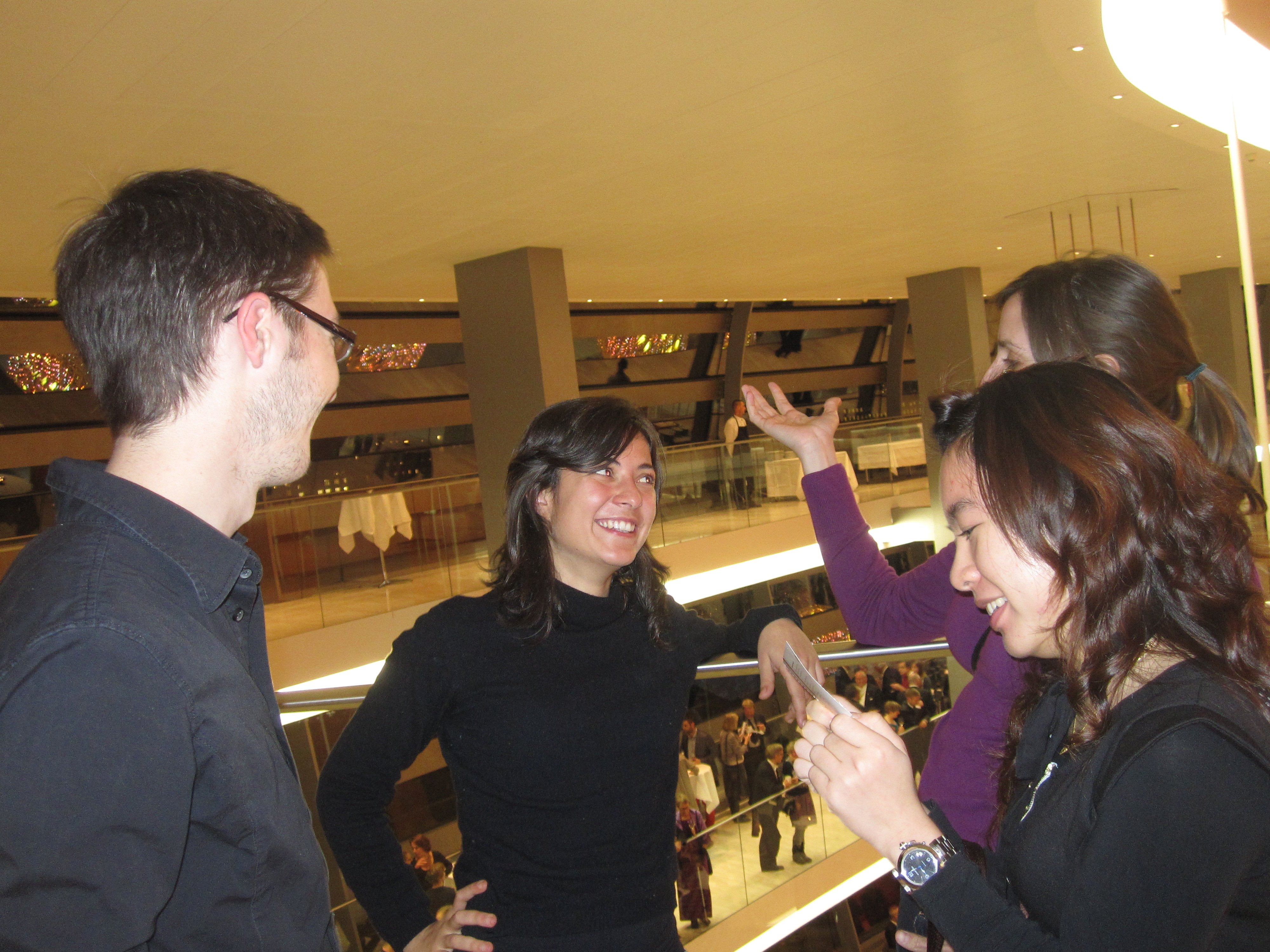 The Opera generated much excitement among students, especially first-timers.