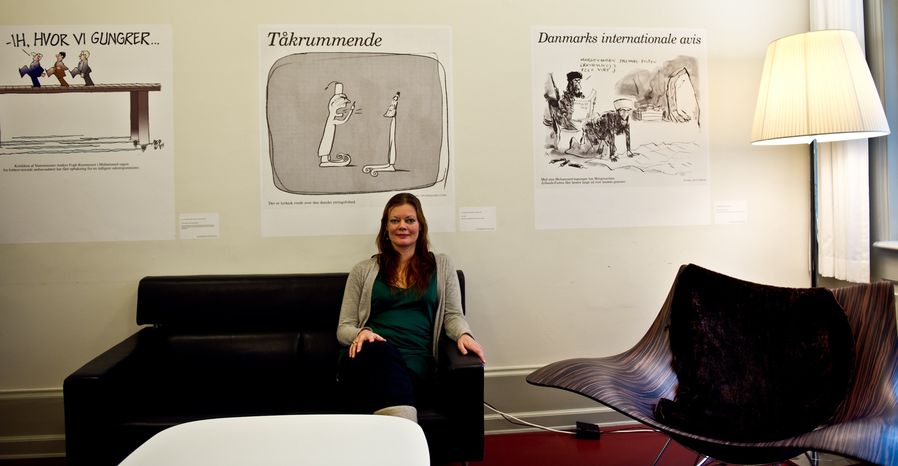 ØJET, DER SER - Det er etniske amerikanere der reagerer stærkest, når de ser Jyllands-Postens Muhammedtegninger, siger professor Lene Hansen. 