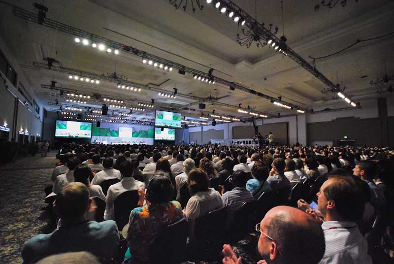 The opening ceremony at the COP 16 climate conference in Cancún