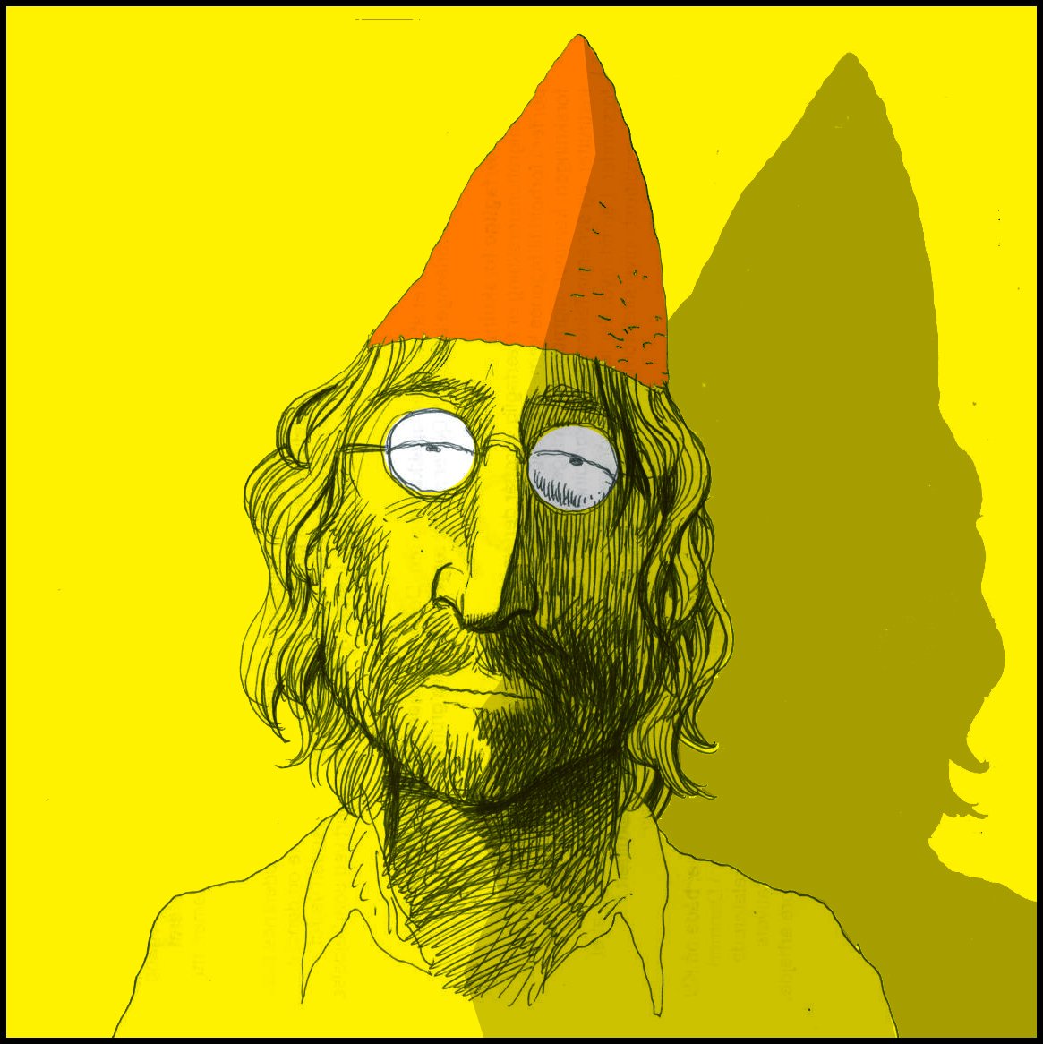 John Lennon-nisse fra Uniavisens julekalender i 2011.