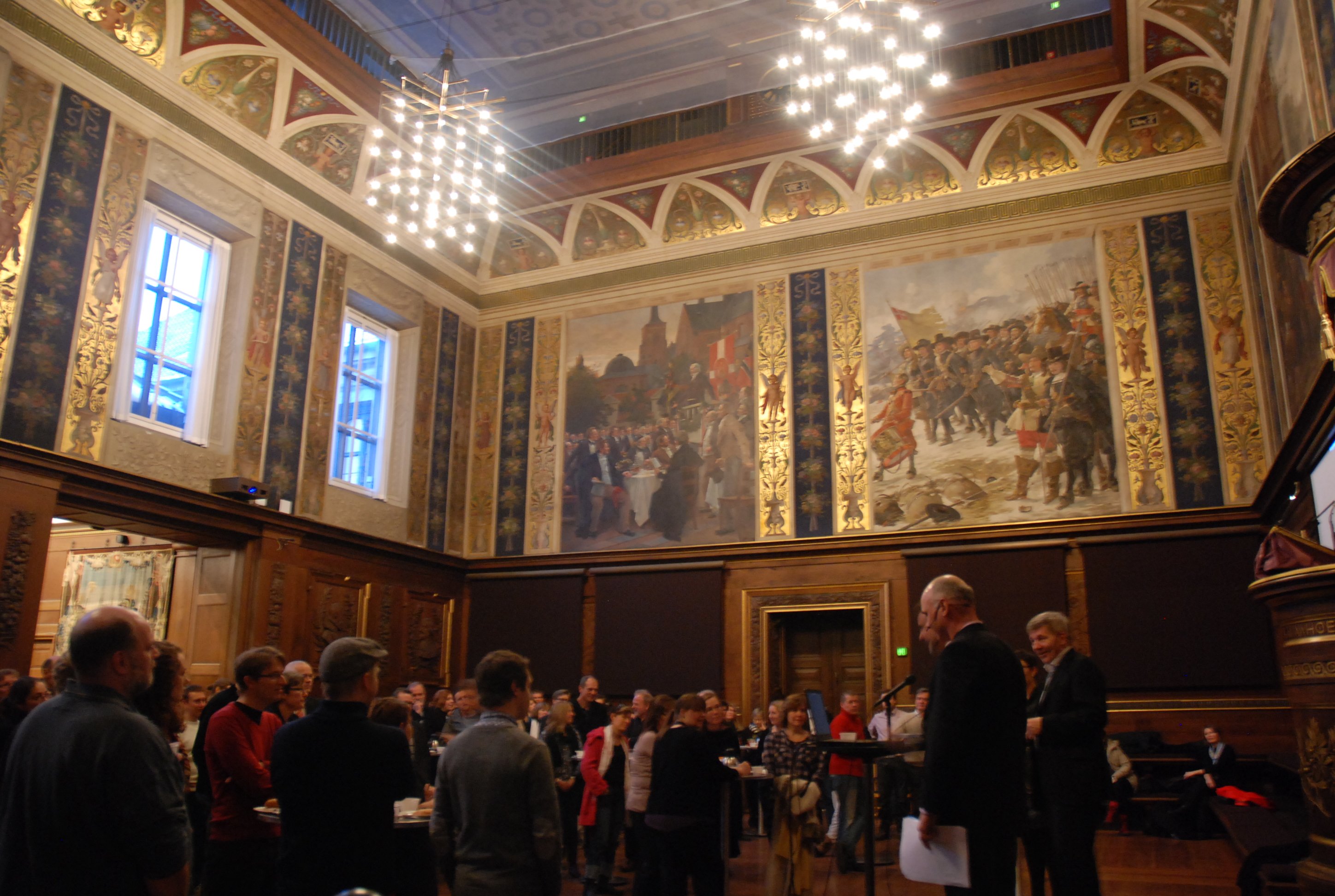 Central administration staff were briefed on budgets and strategies at the Ceremonial Hall