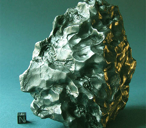 A 5.1kg Sikhote Aline iron meteorite
