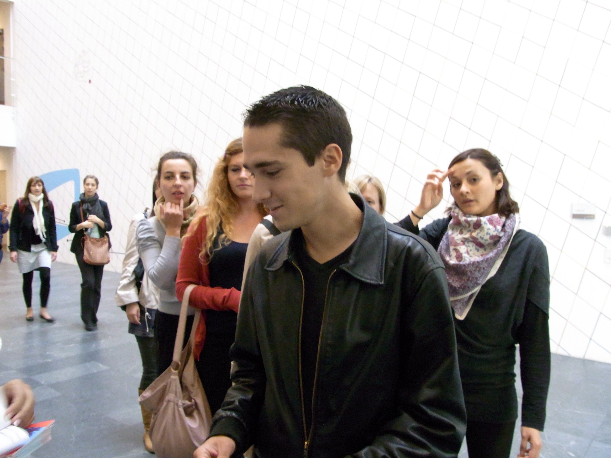 International students at a recent orientation meeting. Government had threatened to take away funding from the University of Copenhagen this year. Now the threat is withdrawn until 2013