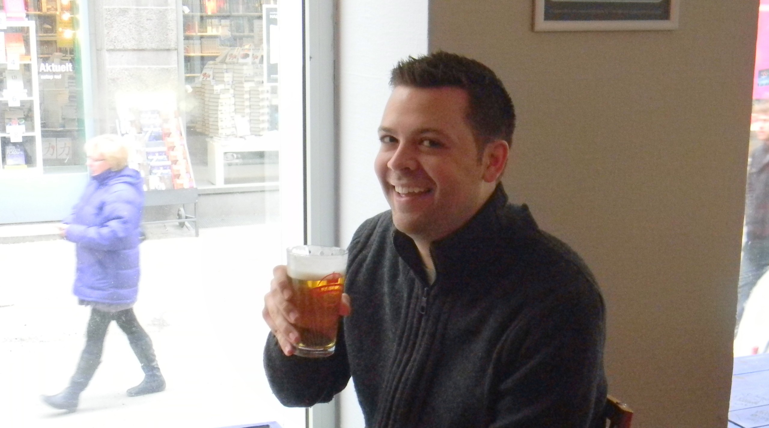 American student Joe was shocked by Copenhageners' relaxed attitude to public inebreation