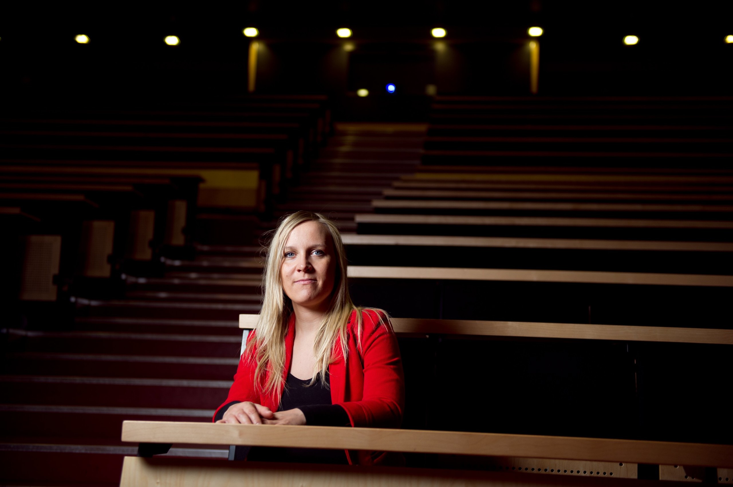 FANGET - Hun kunne pludselig få den vildeste hjertebanken inde til en forelæsning og føle, at hun ikke kunne få luft. »Jeg troede nærmest, at jeg skulle dø og måtte bare ud derfra,« fortæller tidligere studerende på Københavns Universitet, Camilla Skovgaard Petersen.