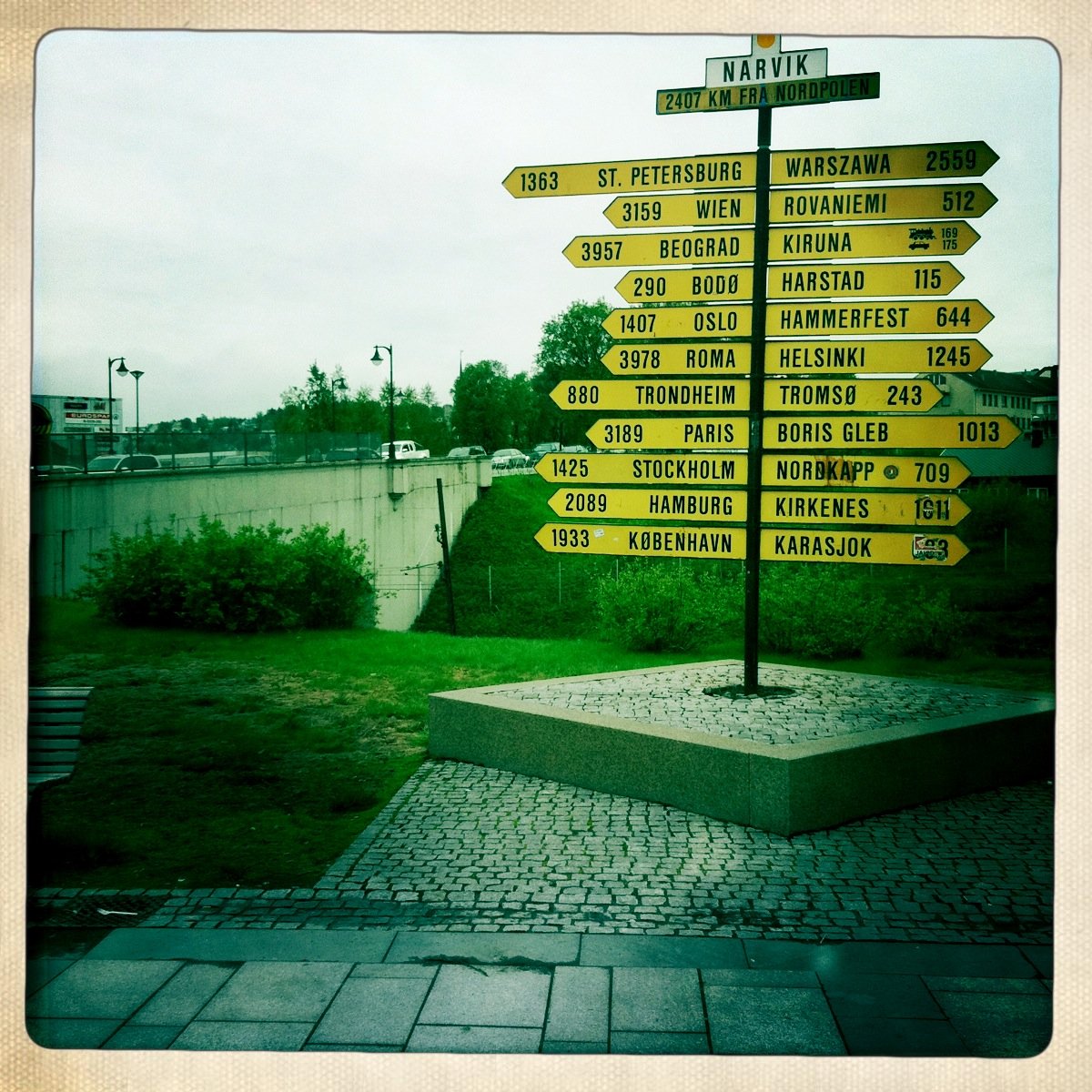 The six hardy men have reached Narvik, a town in Norway that is an awful long way up north