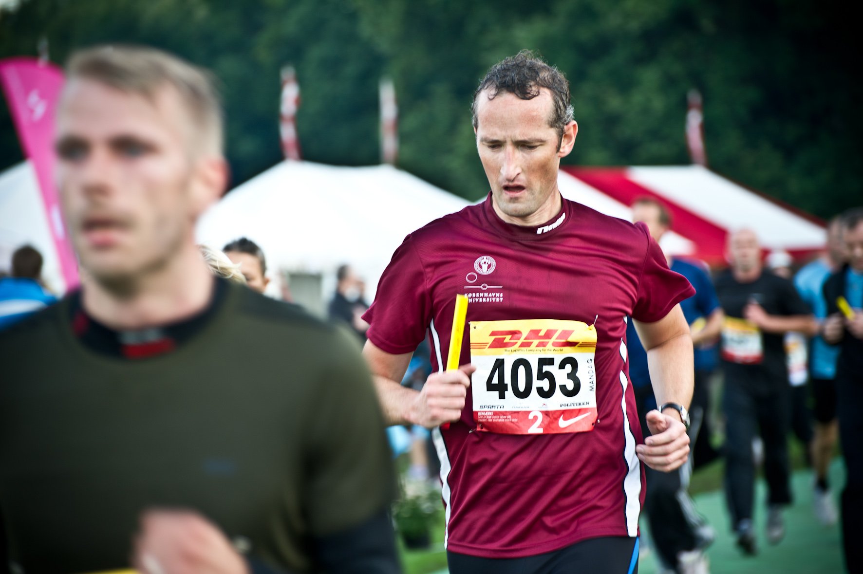 A University of Copenhagen runner in the 2010 race