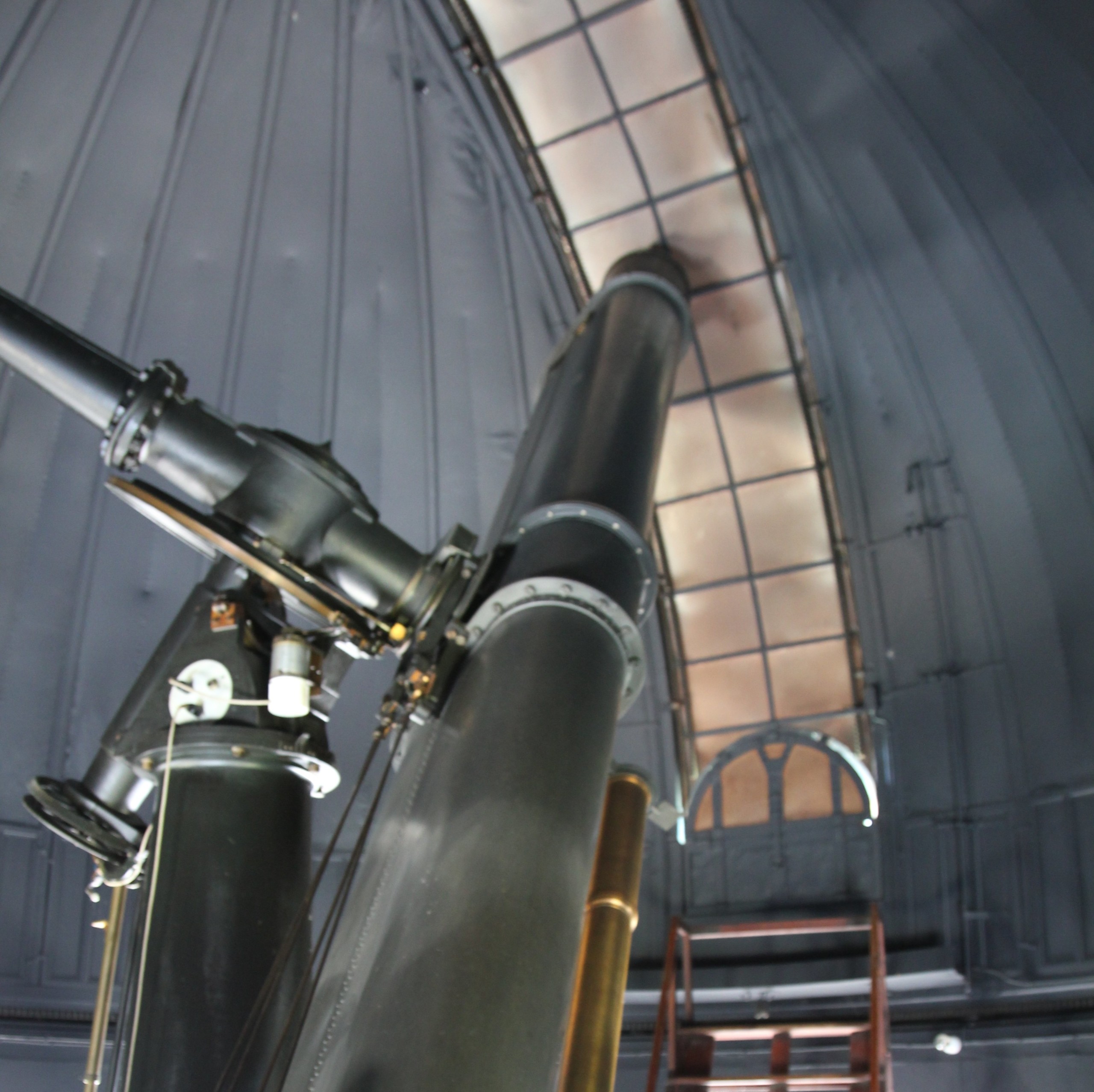 The original refracting telescope was replaced with another larger and better double-refractor in 1895.