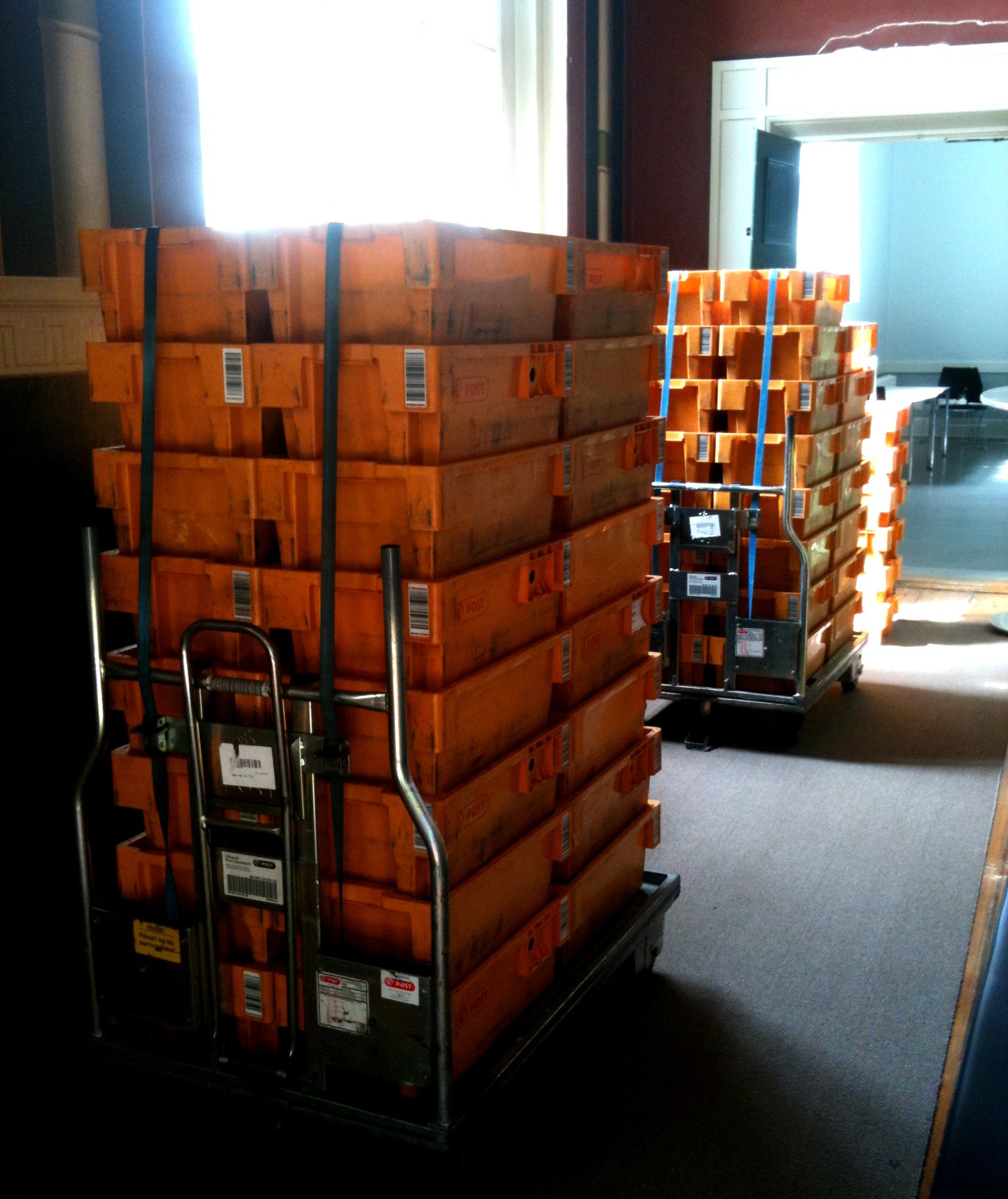 PAPIR - I 2011 fik nye studerende fortsat deres optagelsesbreve på papir. 