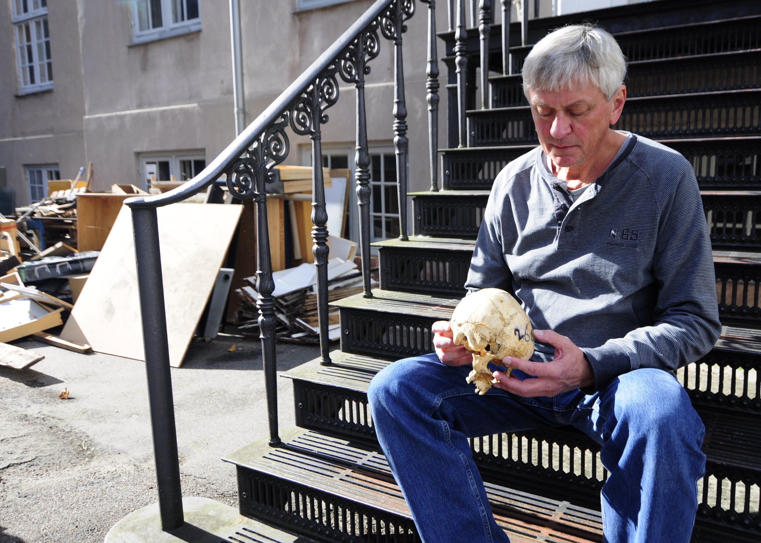 Medical Museiion's Ion Meyer interprets the lesions