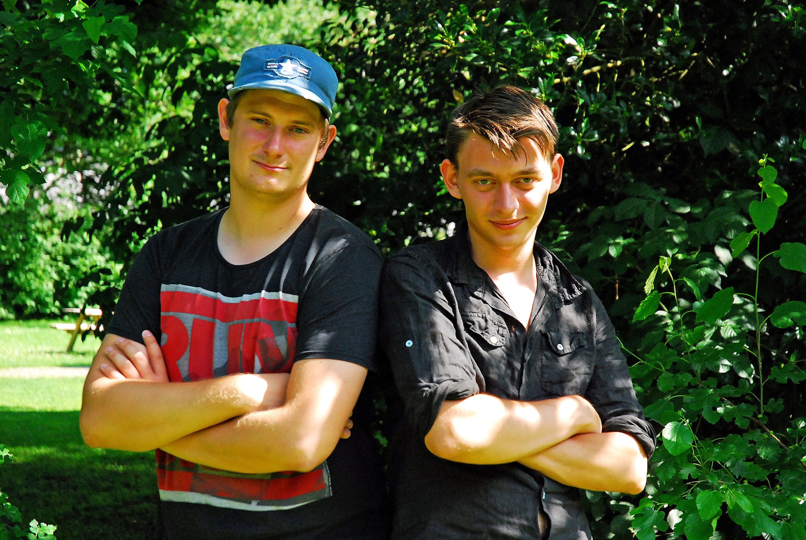 FRIVILLIGT ARBEJDE - Hans-Kristian Bjerregaard og Thomas Tegner Lund, Datalogi, har brugt det meste af sommerferien på at forberede rustur, der blev reddet i sidste øjeblik.