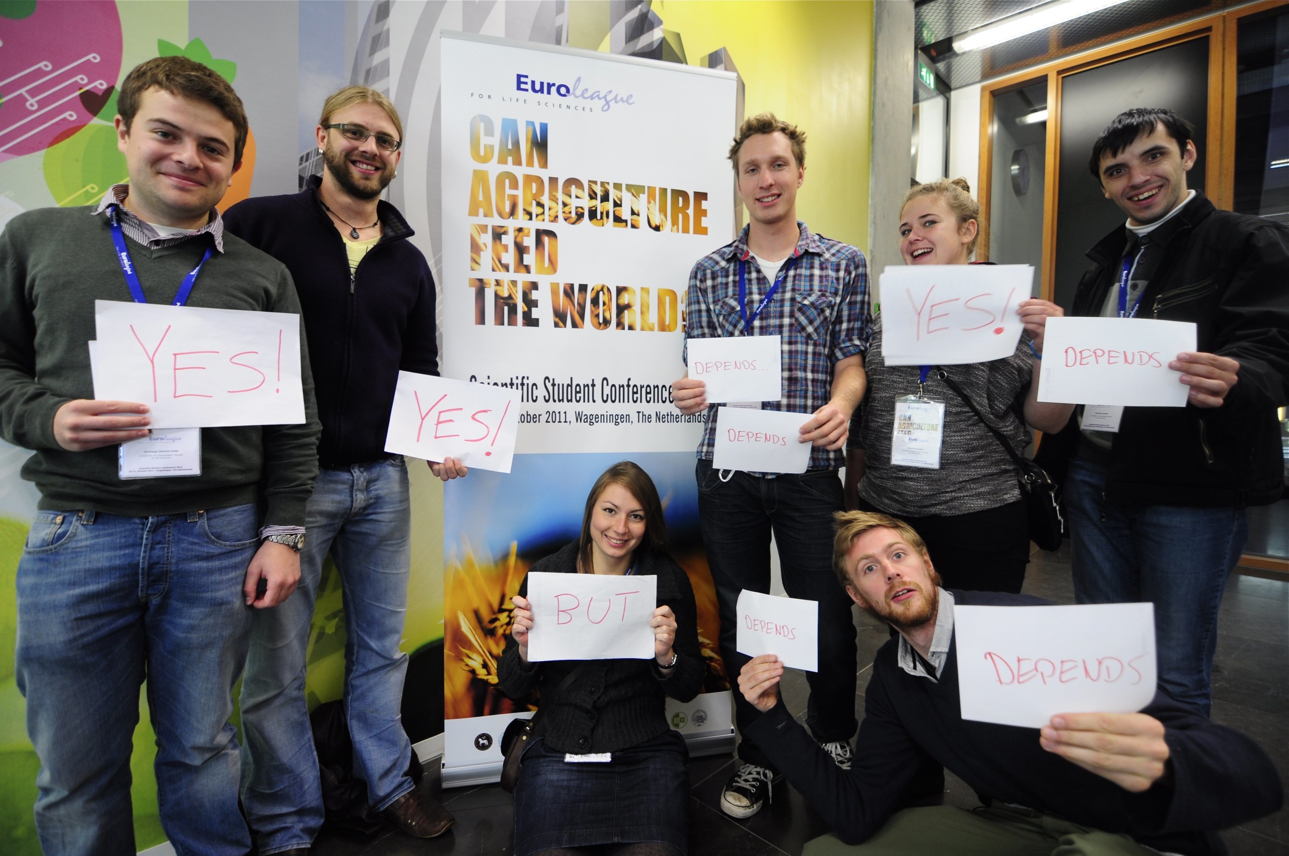 Faculty of Life Science students answer the conference title 