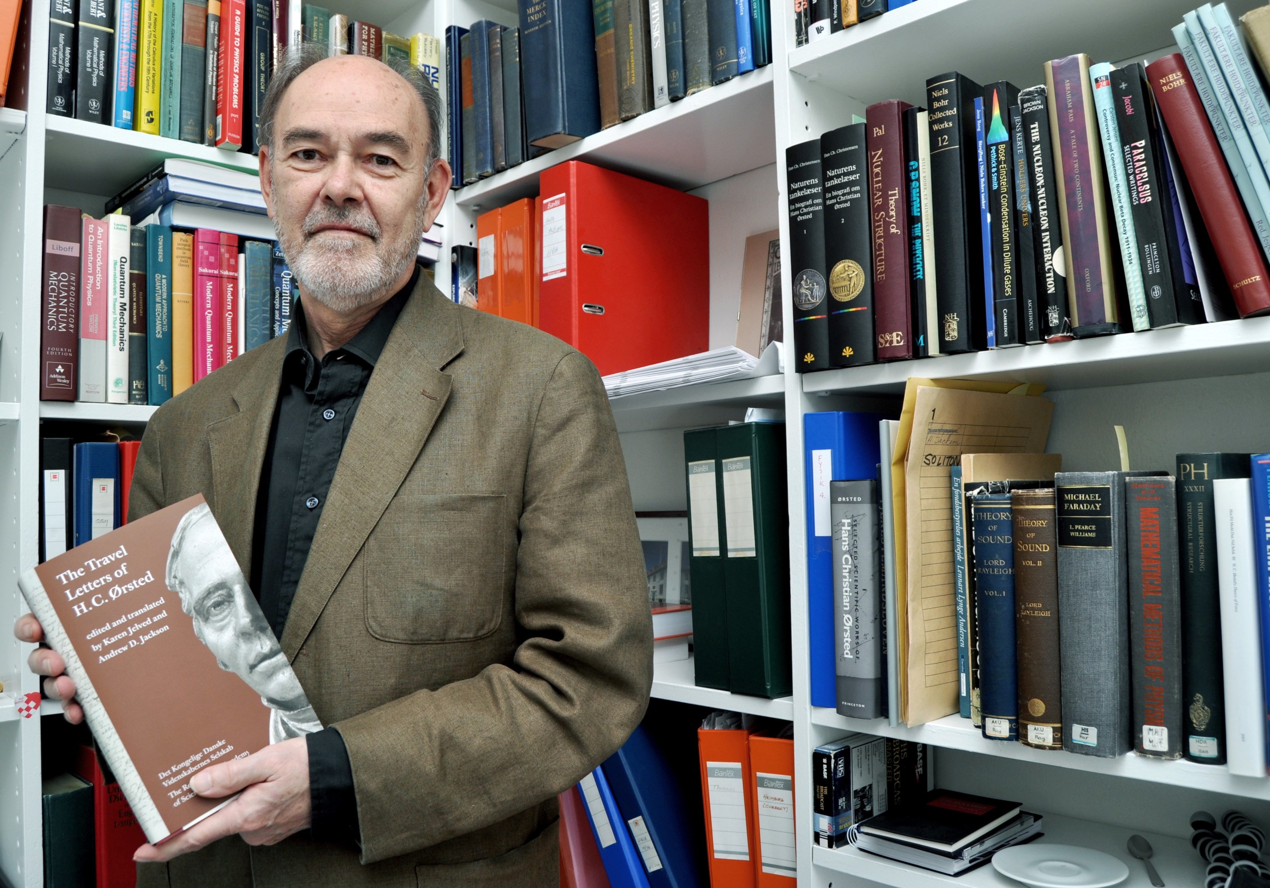 Andrew Jackson in his office at the Niels Bohr Institute