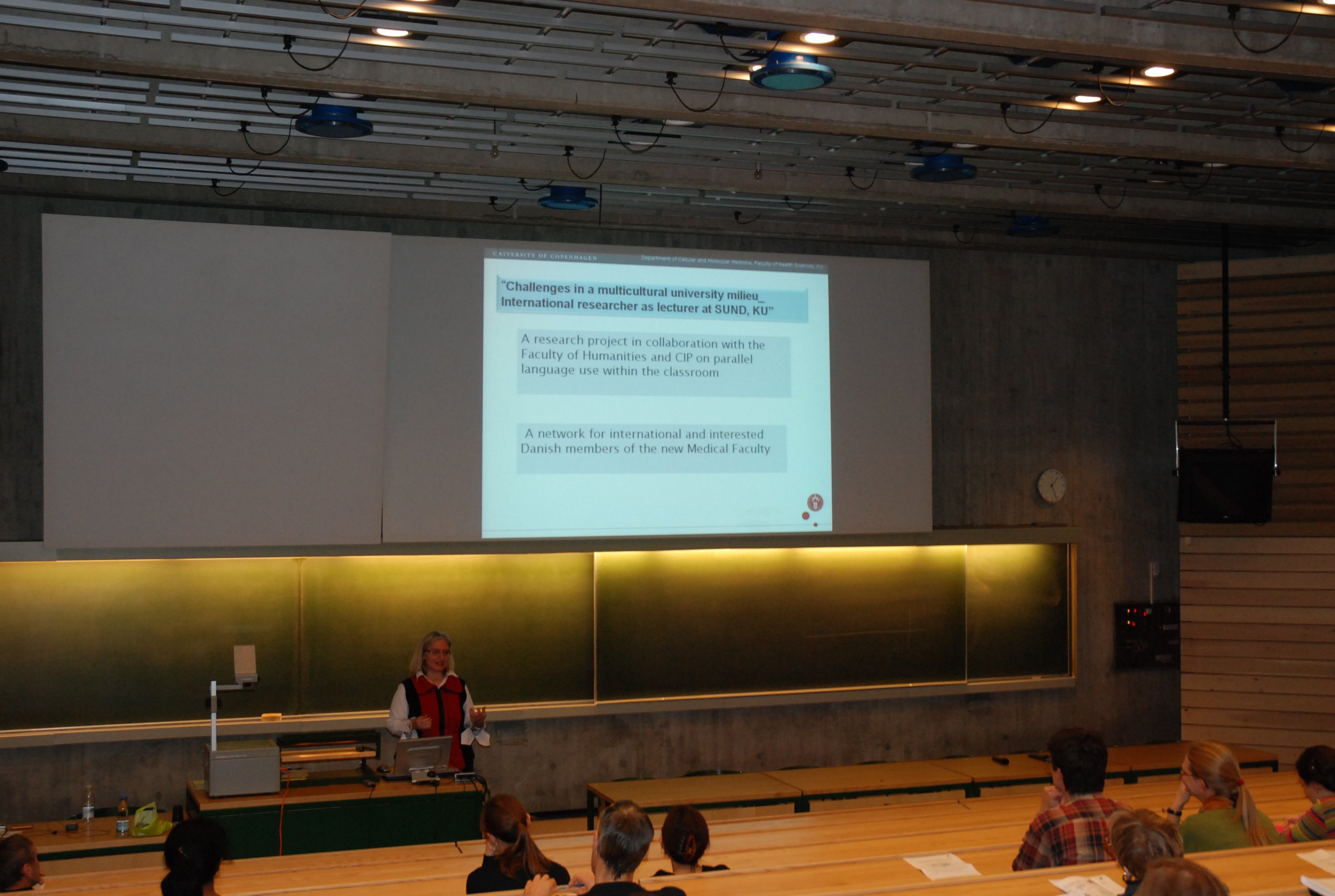 Faculty of Health Sciences working on their parallel languages